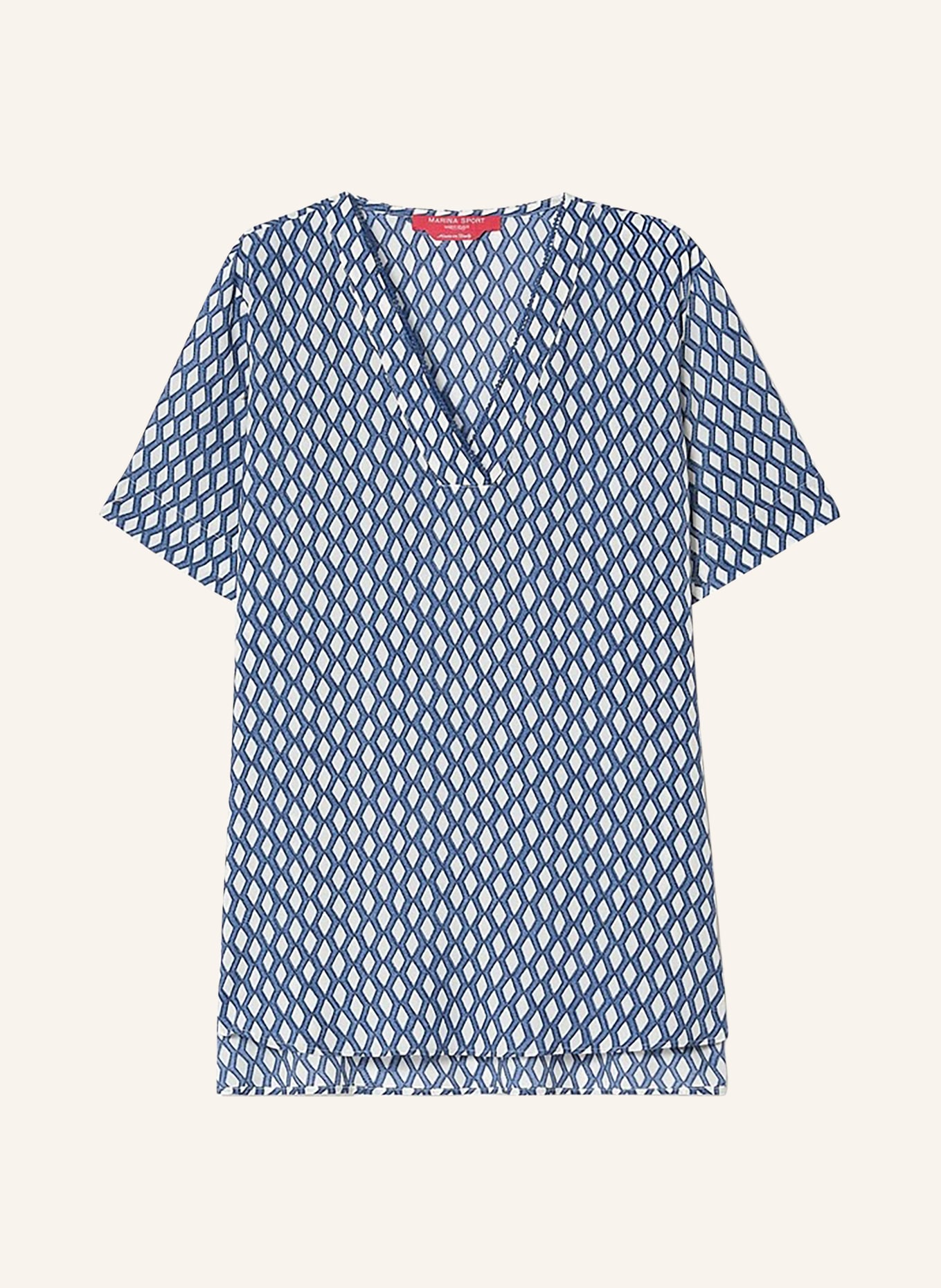 MARINA RINALDI Koszulka MRSMANDARE: BIAŁY / NIEBIESKI / CZARNY