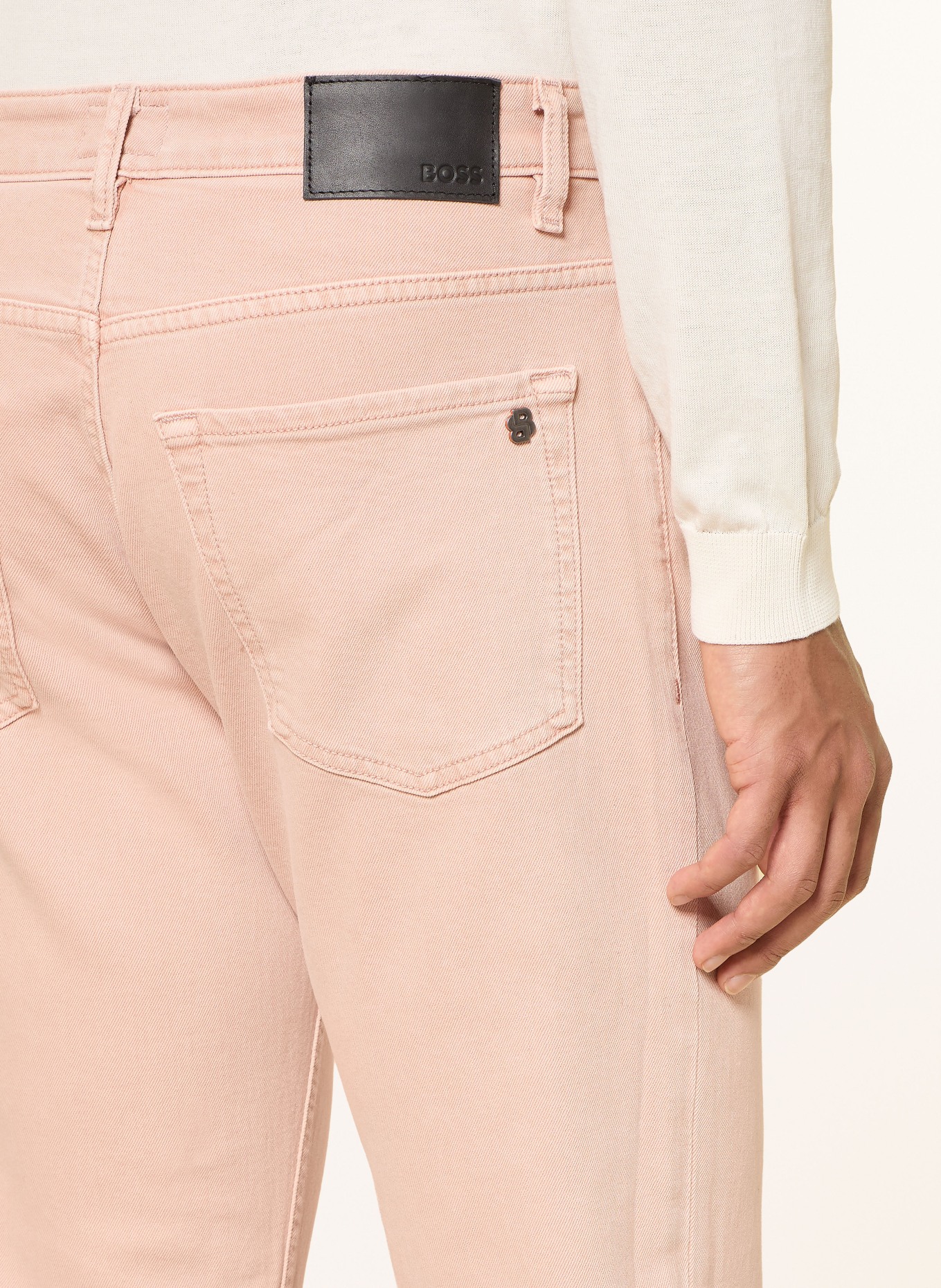 BOSS RE.MAINE Regular Fit Jeans: 690 OPEN PINK