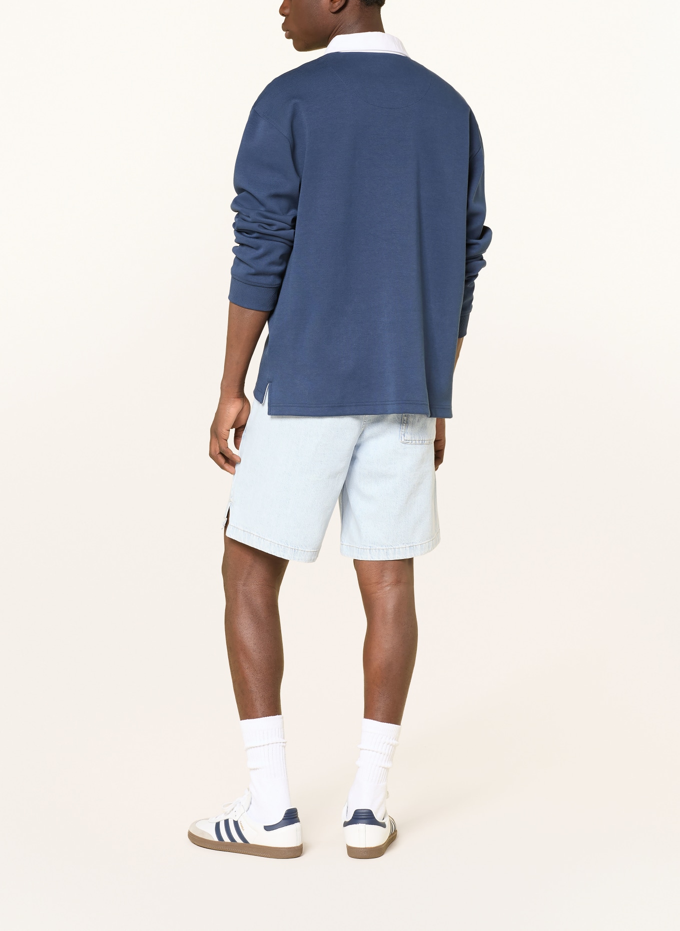 BOSS Jeansshorts SANDREW: 455 LIGHT/PASTEL BLUE