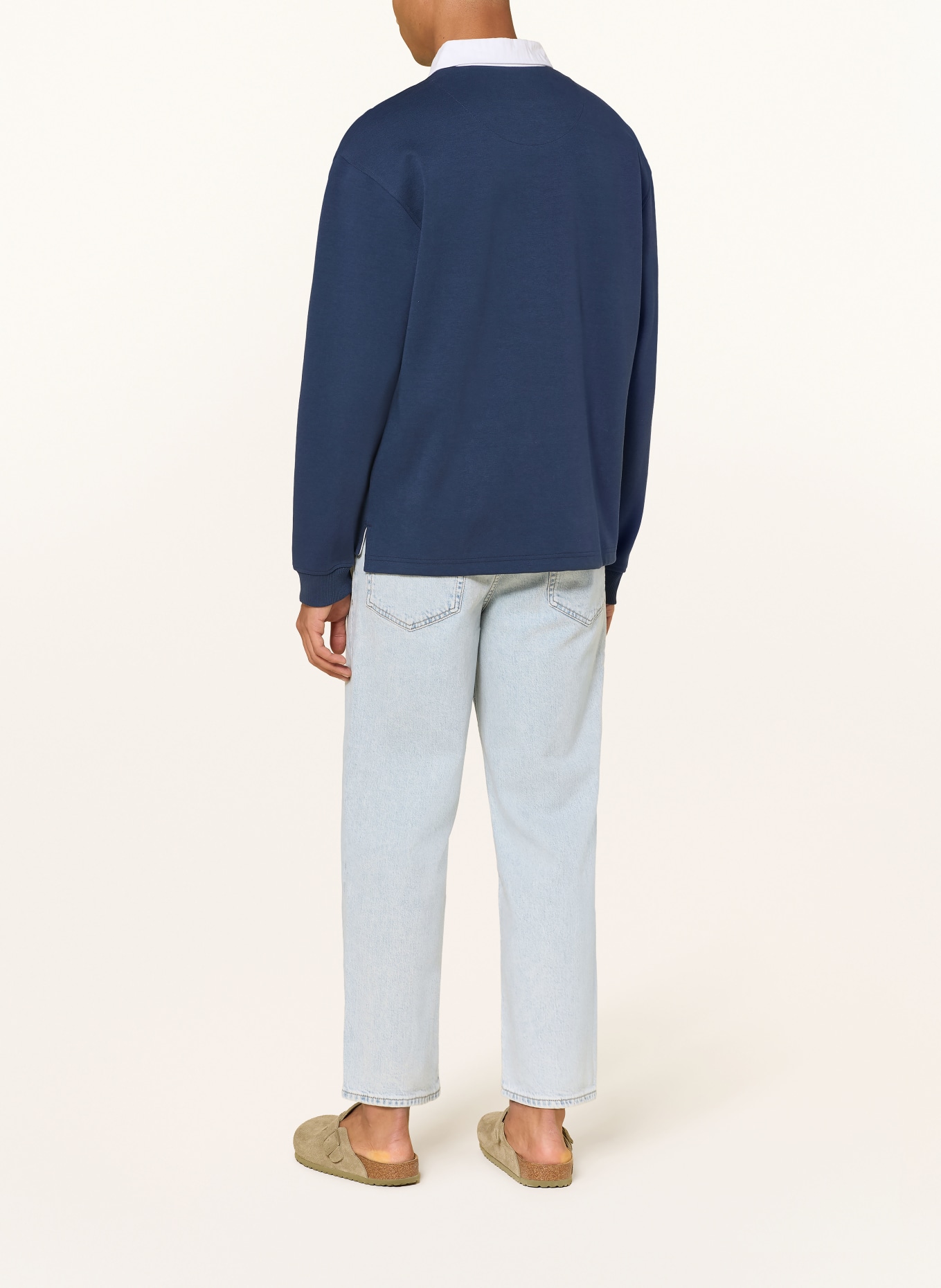 BOSS Jeans ARLO Cropped Taper Fit: 455 LIGHT/PASTEL BLUE