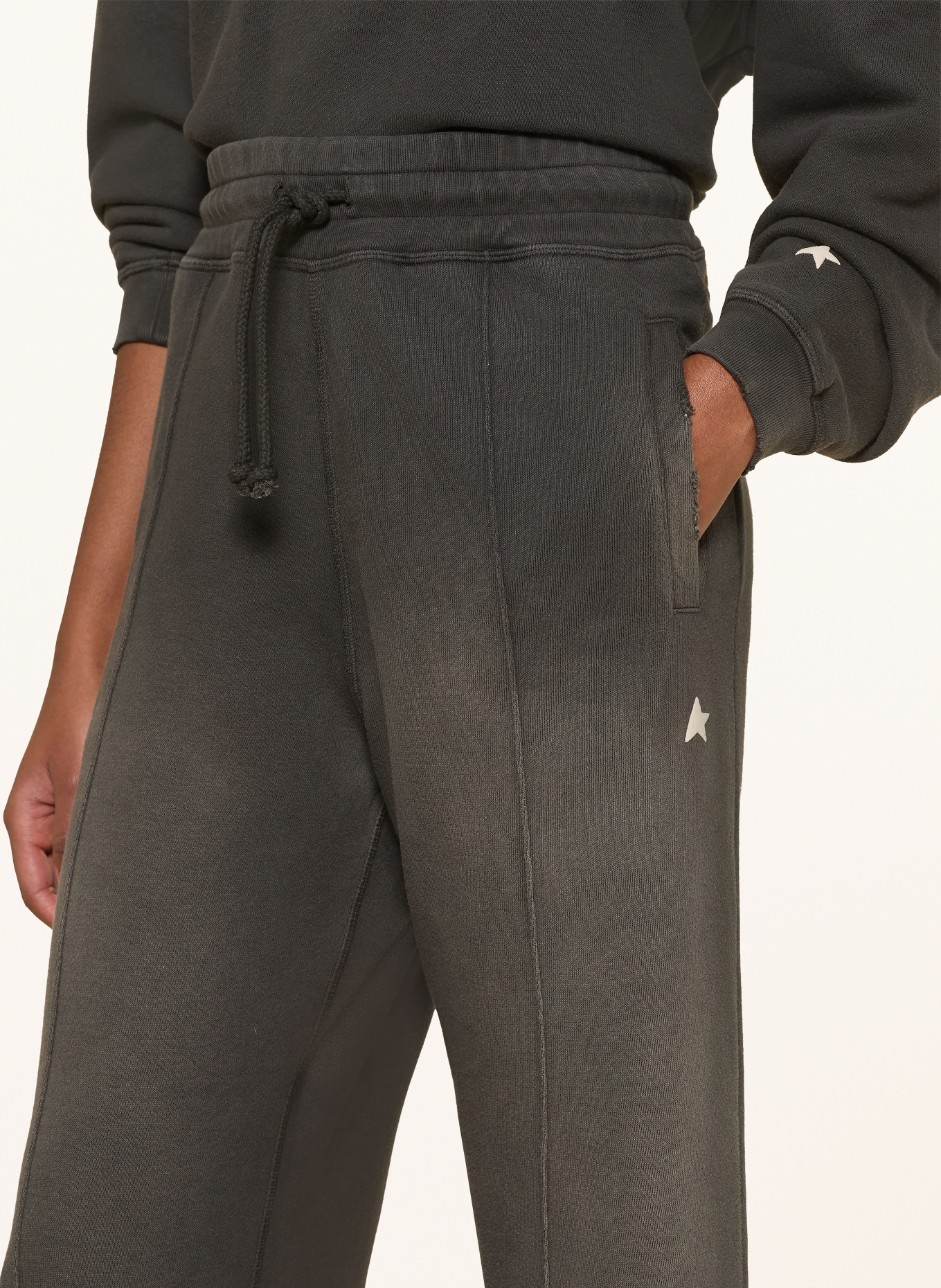 GOLDEN GOOSE Sweatpants STAR: DUNKELGRAU