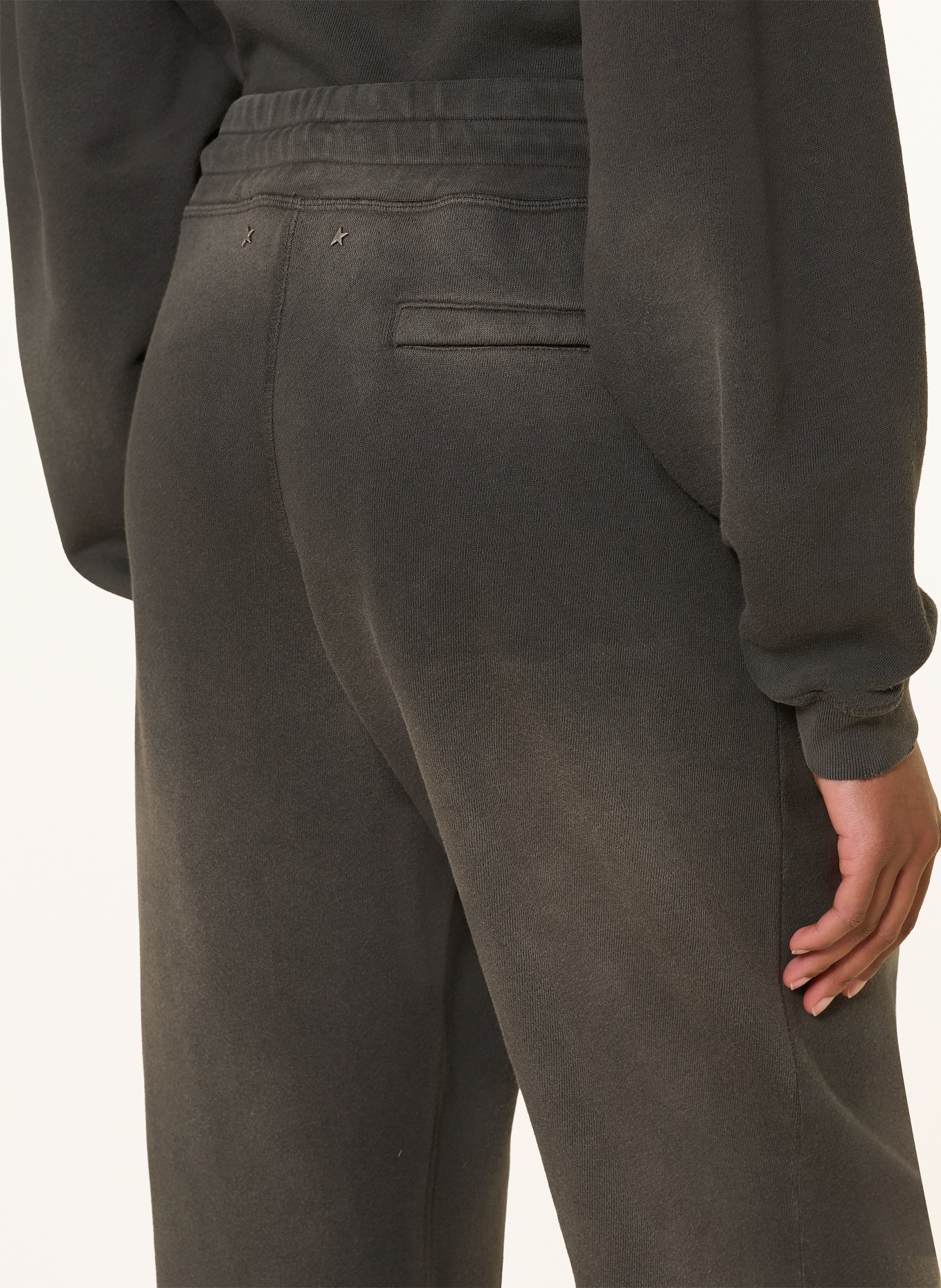 GOLDEN GOOSE Sweatpants STAR: DUNKELGRAU