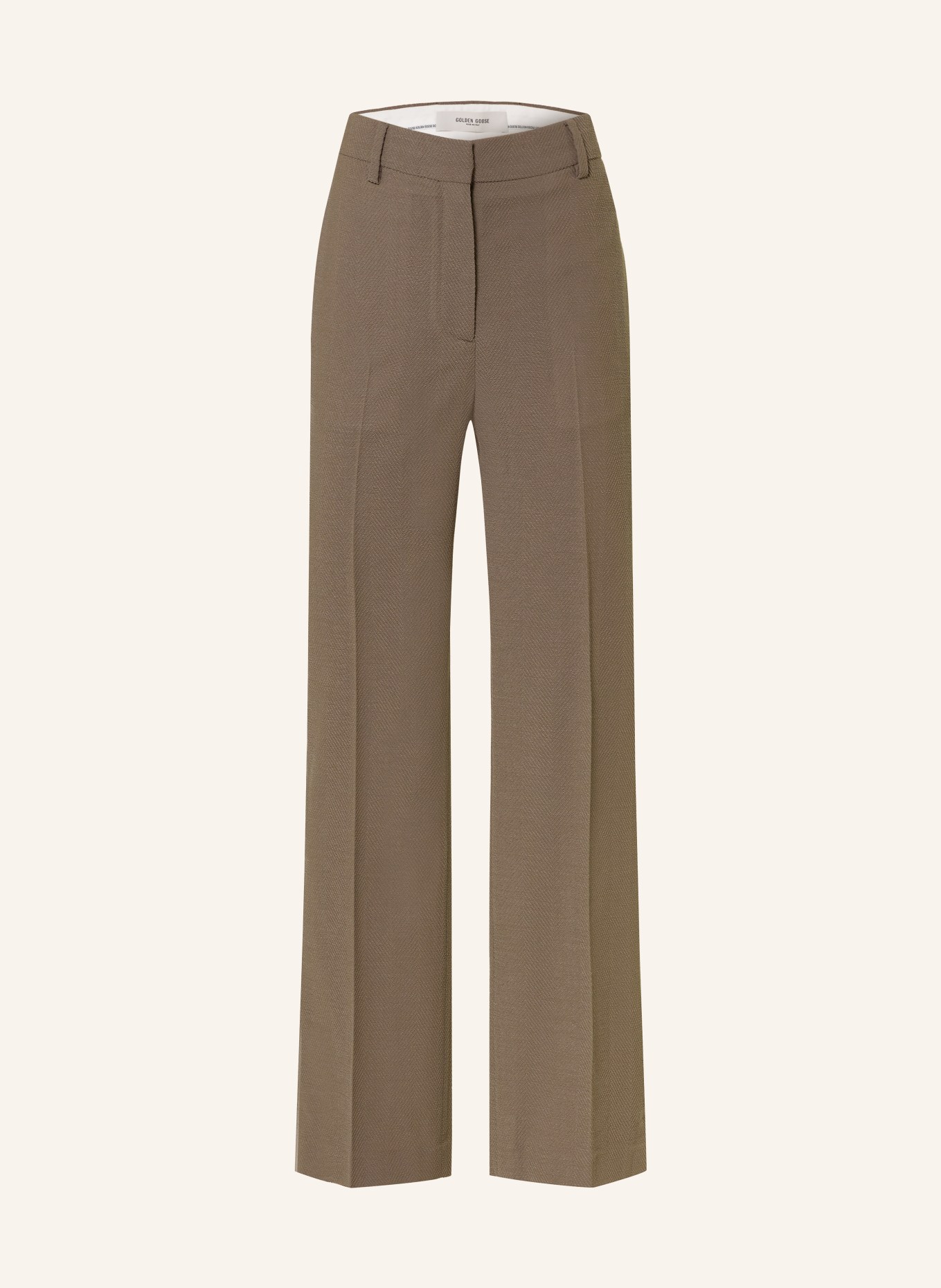 GOLDEN GOOSE Bootcut-Hose JOURNEY: TAUPE