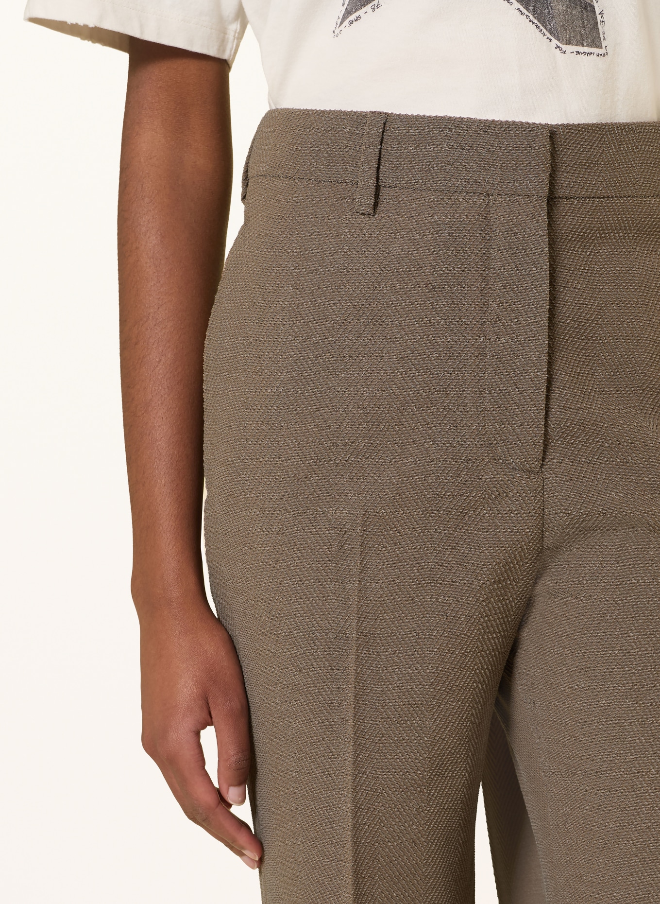 GOLDEN GOOSE Bootcut-Hose JOURNEY: TAUPE