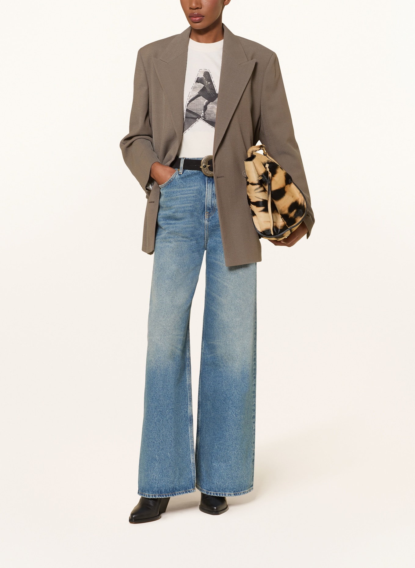 GOLDEN GOOSE Longblazer JOURNEY: TAUPE
