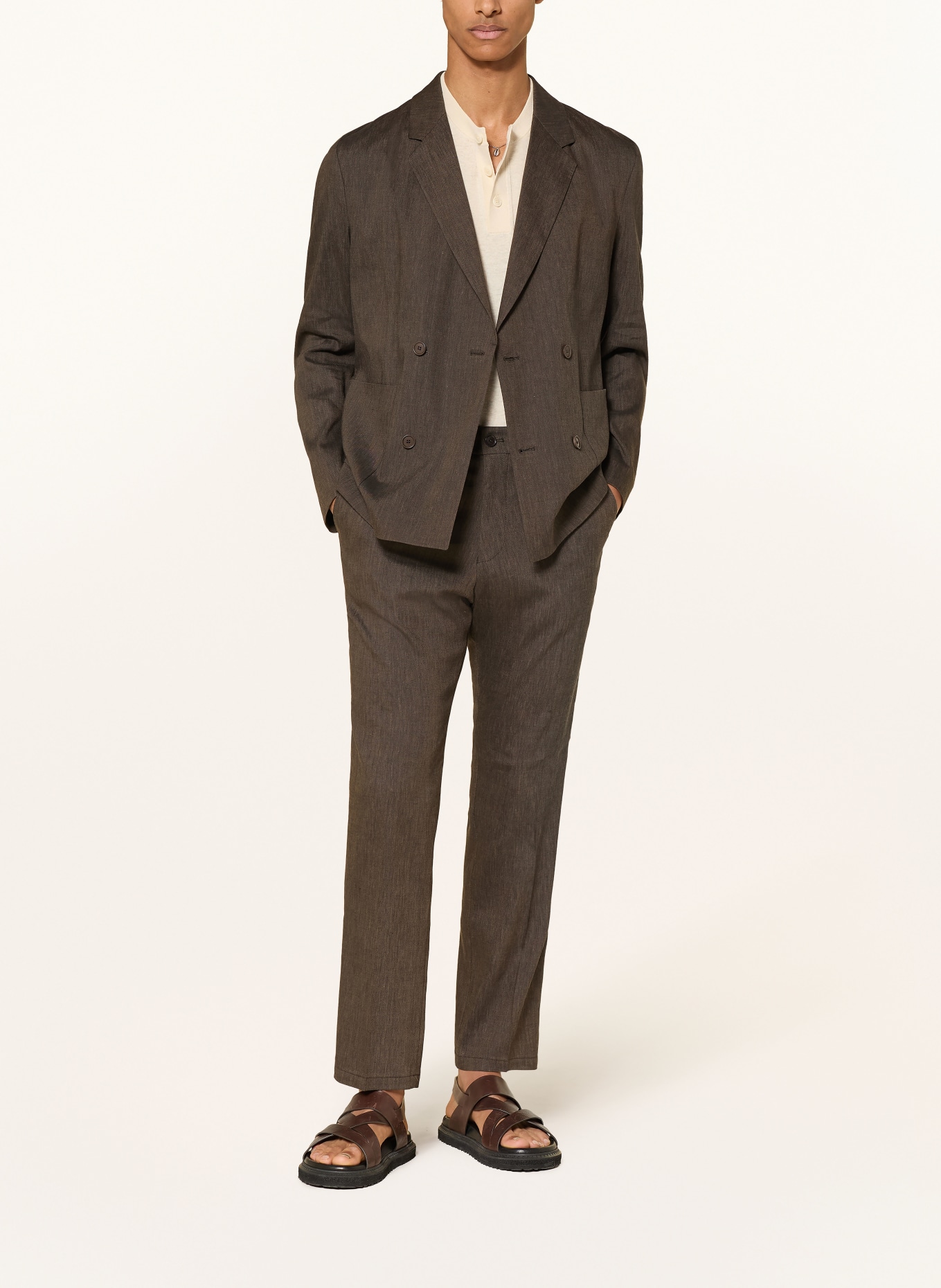 DRYKORN Pantalon de costume AJEND coupe classique: 1104 braun