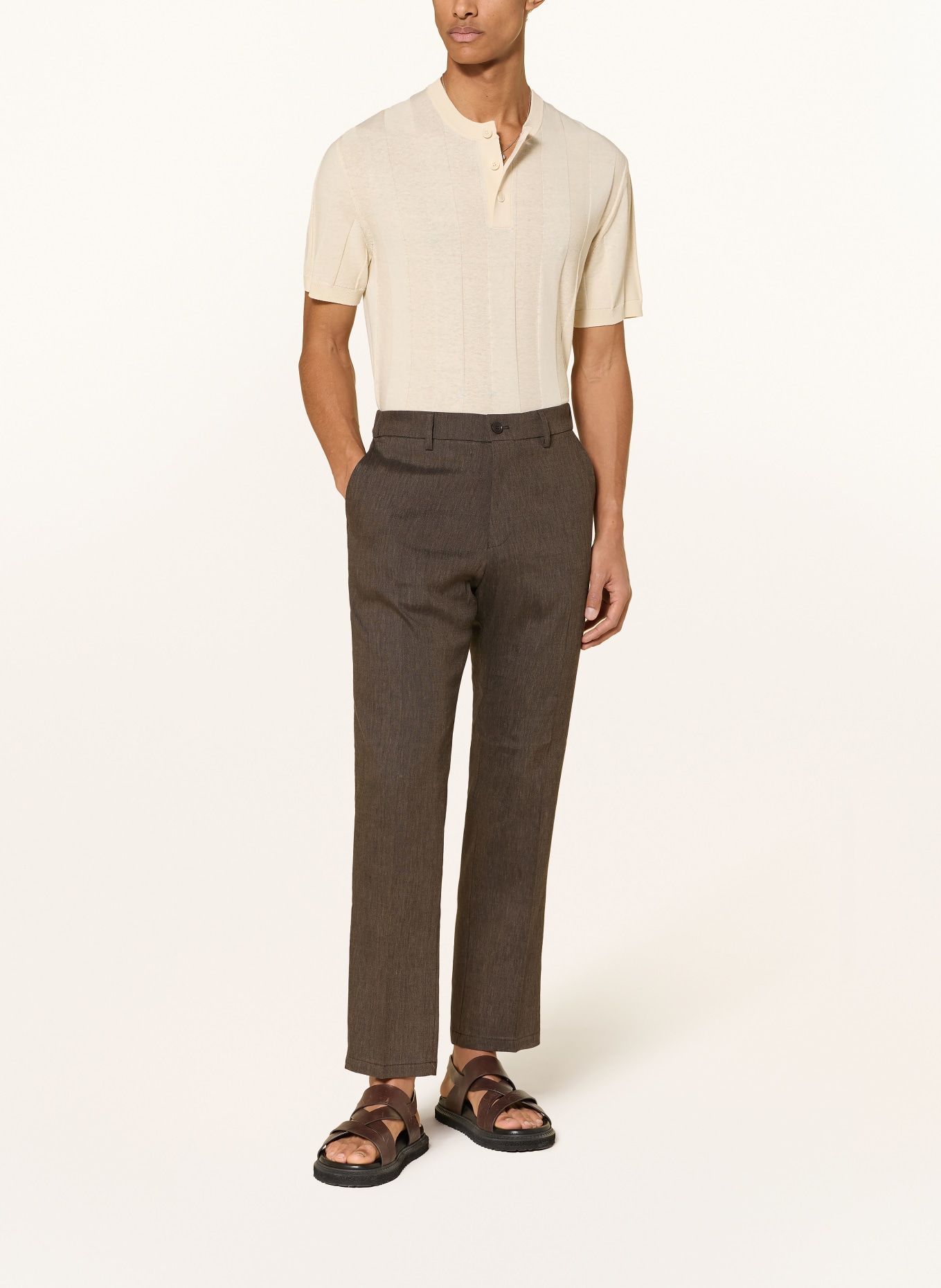 DRYKORN Pantalon de costume AJEND coupe classique: 1104 braun