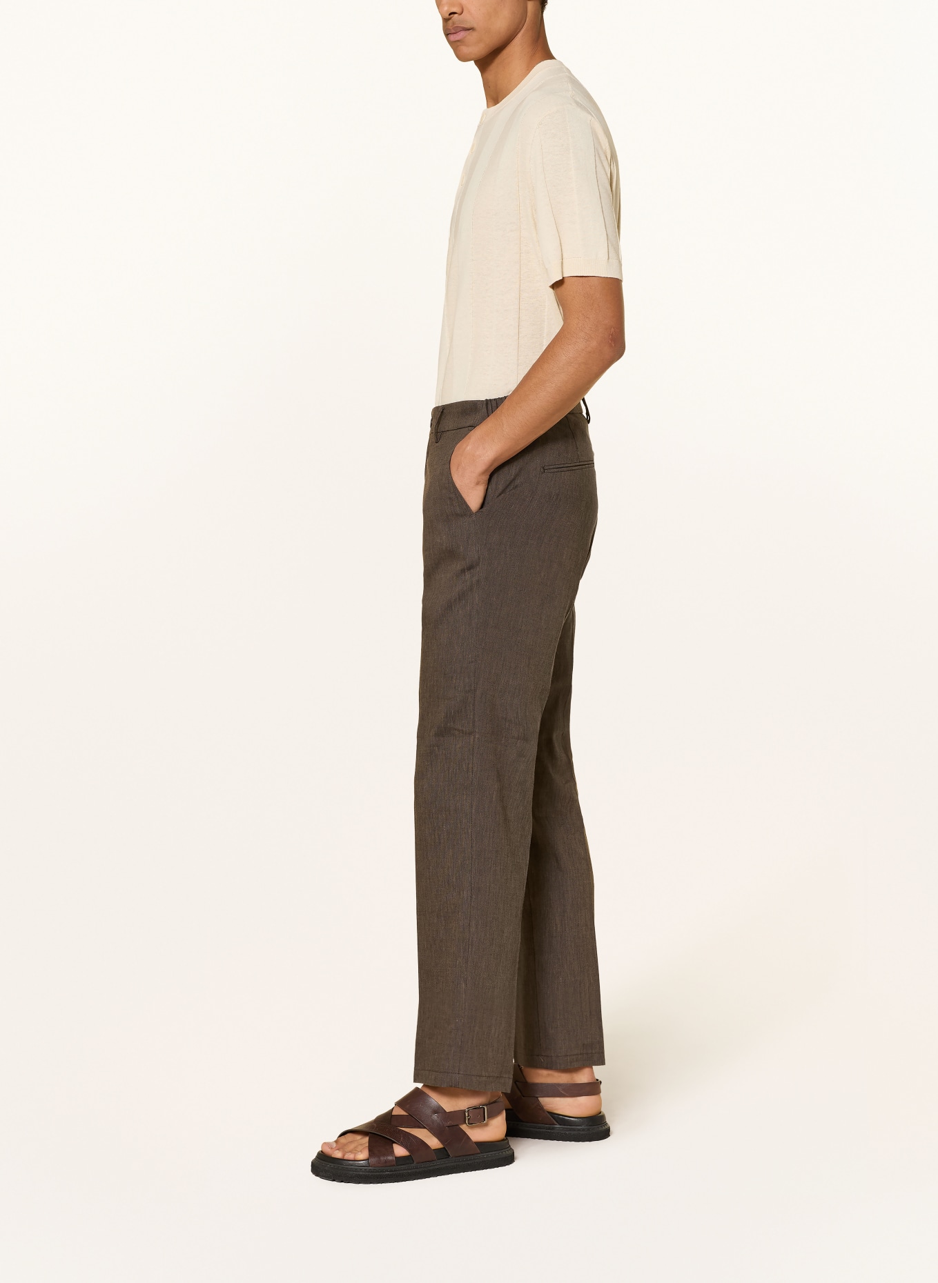 DRYKORN Pantalon de costume AJEND coupe classique: 1104 braun