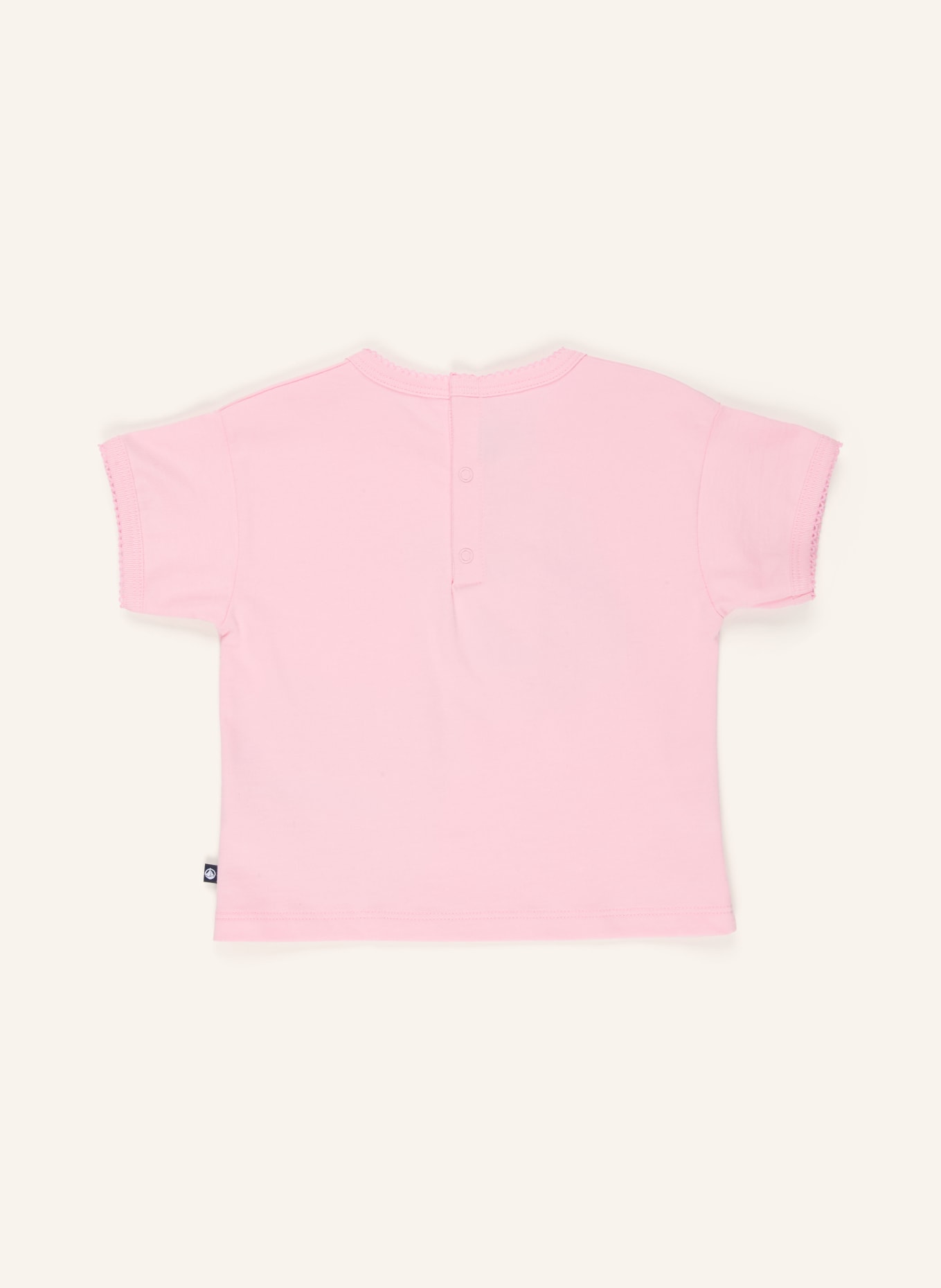 PETIT BATEAU T-Shirt: ROSA / WEISS