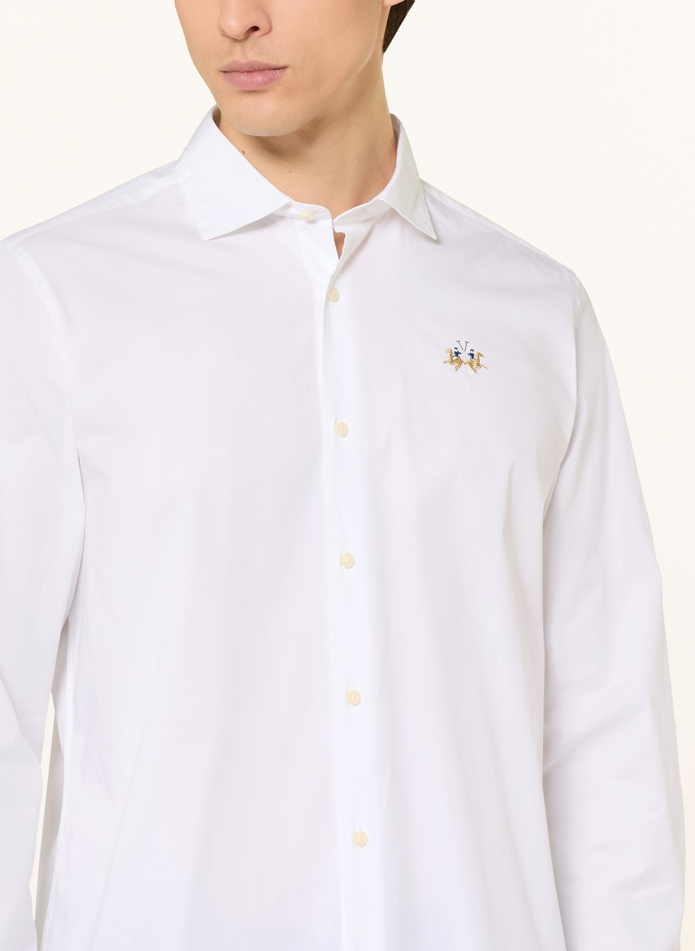 LA MARTINA Koszula o kroju regular fit: BIAŁY