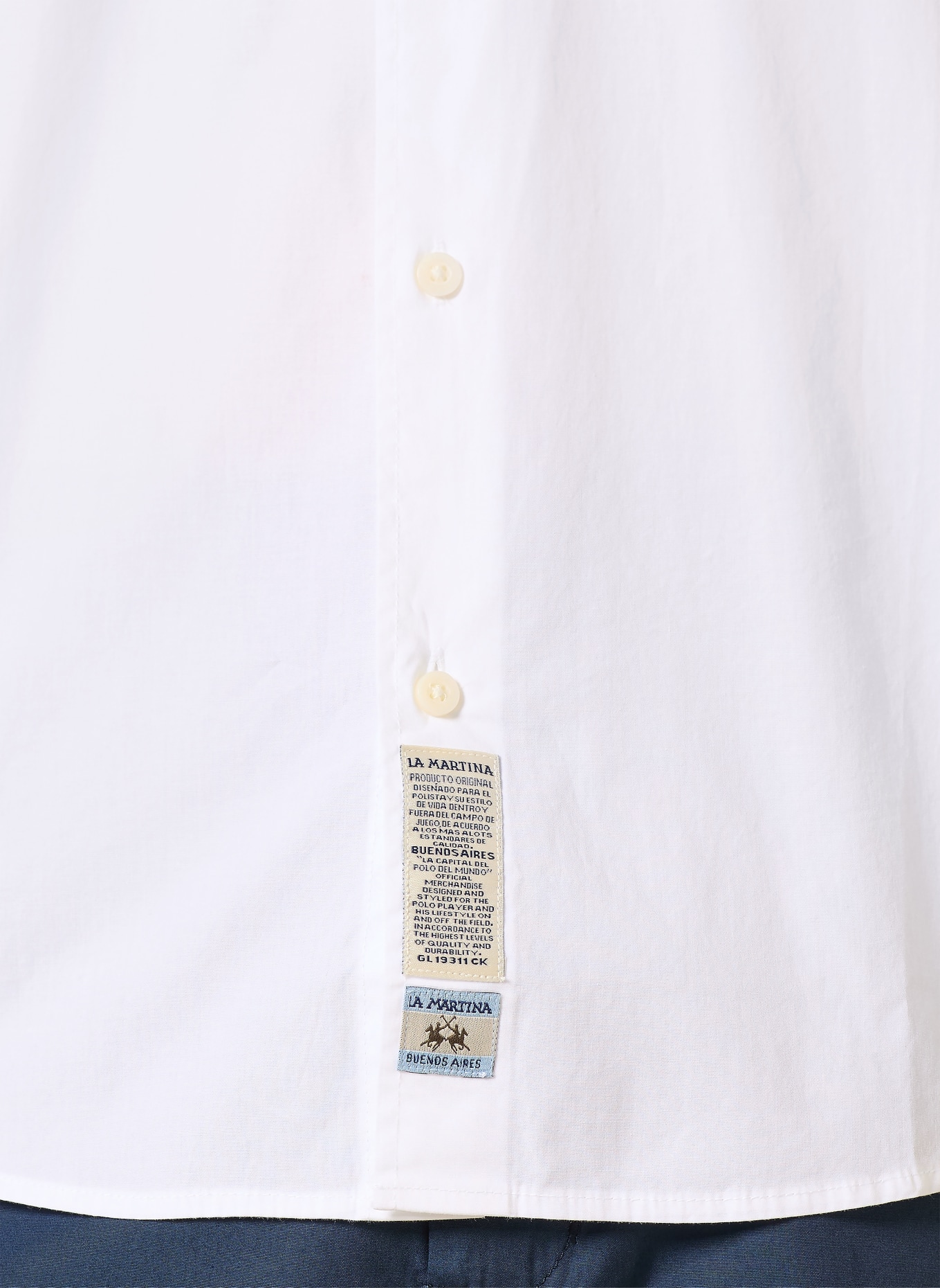 LA MARTINA Koszula o kroju regular fit: BIAŁY