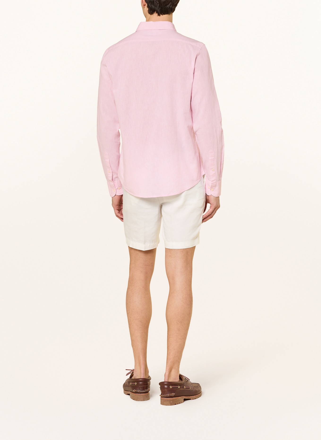 LA MARTINA Hemd Regular Fit mit Leinen: ROSA