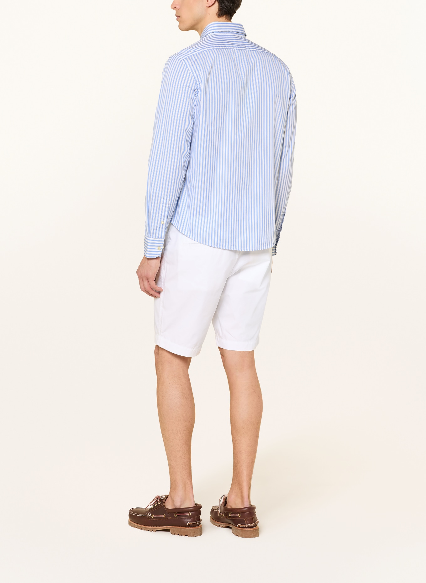 LA MARTINA Chemise coupe classique: BLEU CLAIR / BLANC