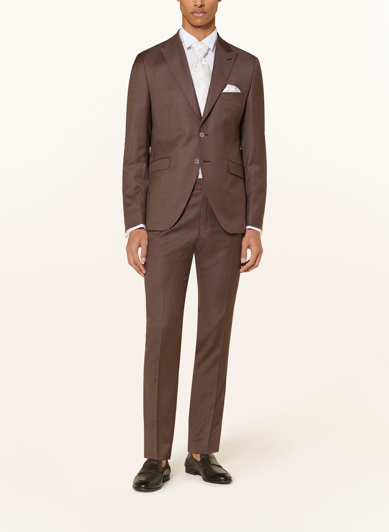 WILVORST Spodnie do garnituru o kroju slim fit: 064 dunkel Braun