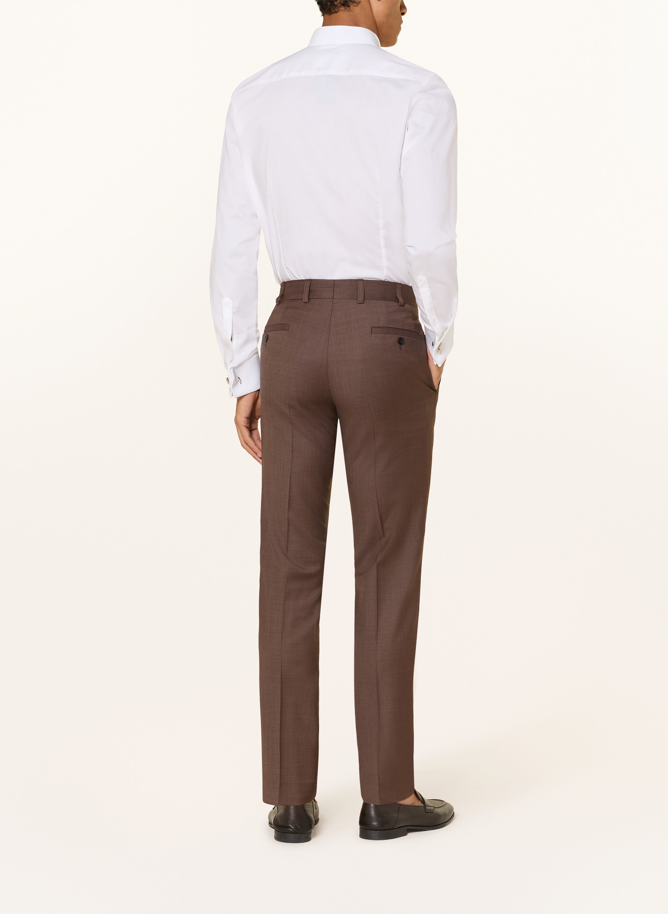 WILVORST Spodnie do garnituru o kroju slim fit: 064 dunkel Braun