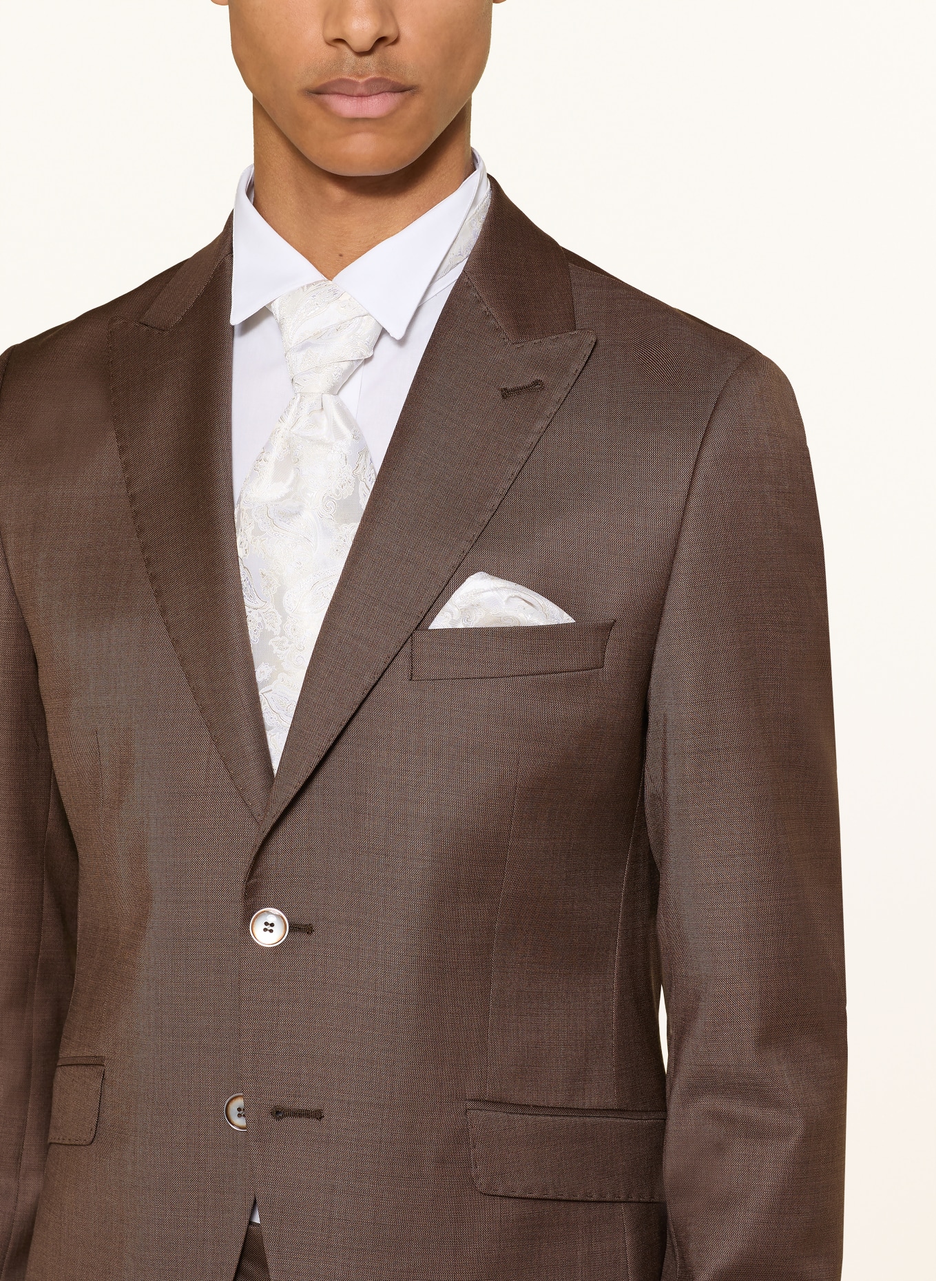 WILVORST Veste de costume coupe extra slim: 064 dunkel Braun