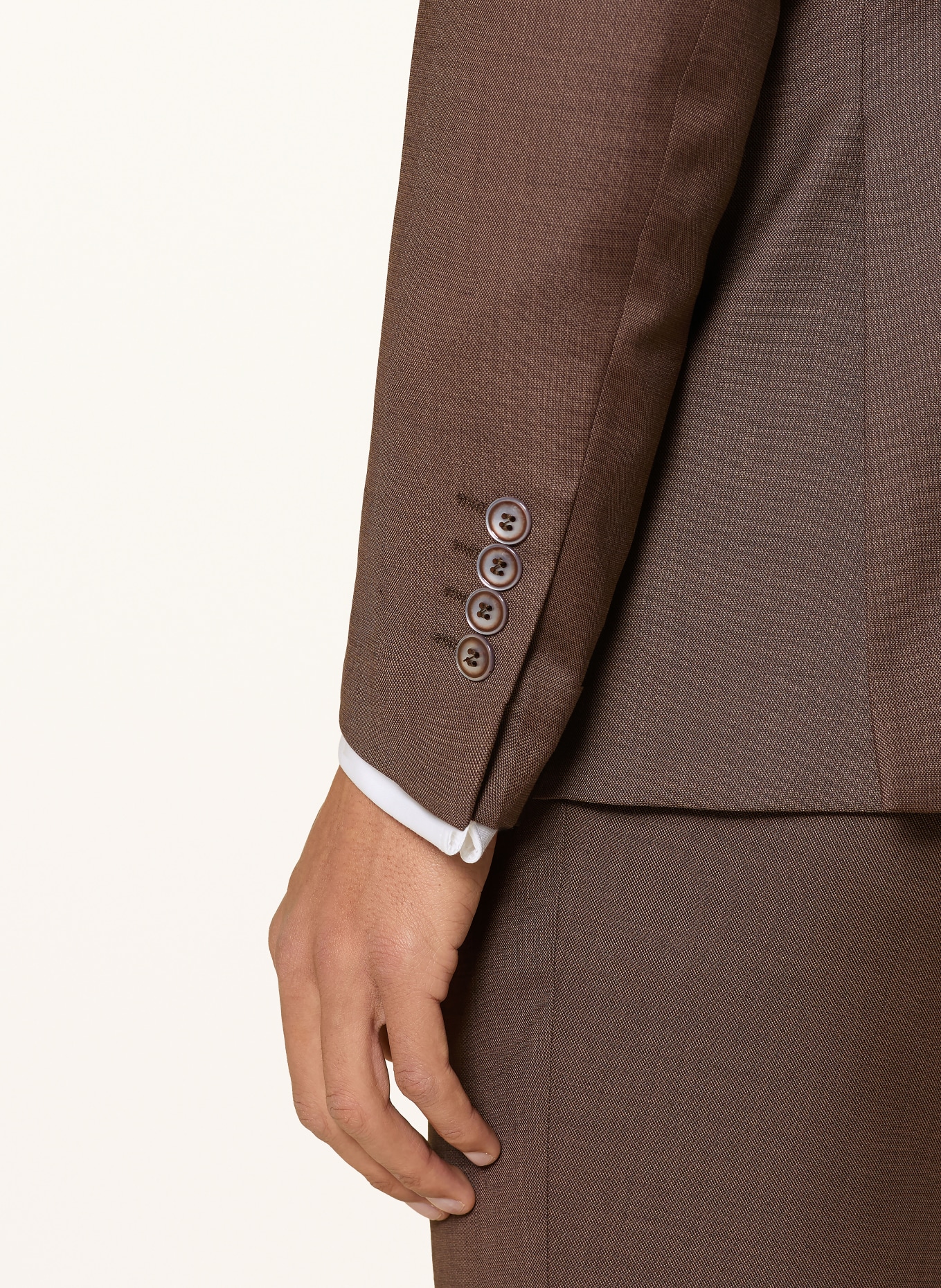 WILVORST Veste de costume coupe extra slim: 064 dunkel Braun