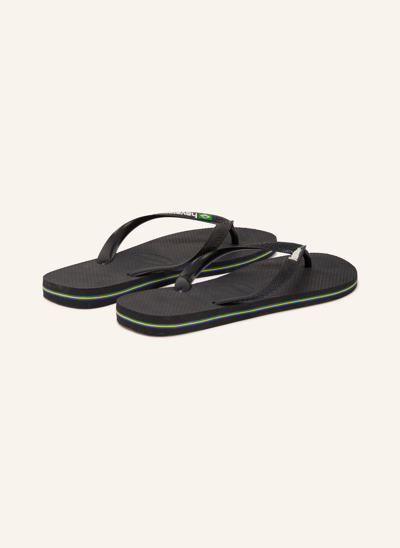 havaianas BRASIL LOGO Toe Separators: BLACK