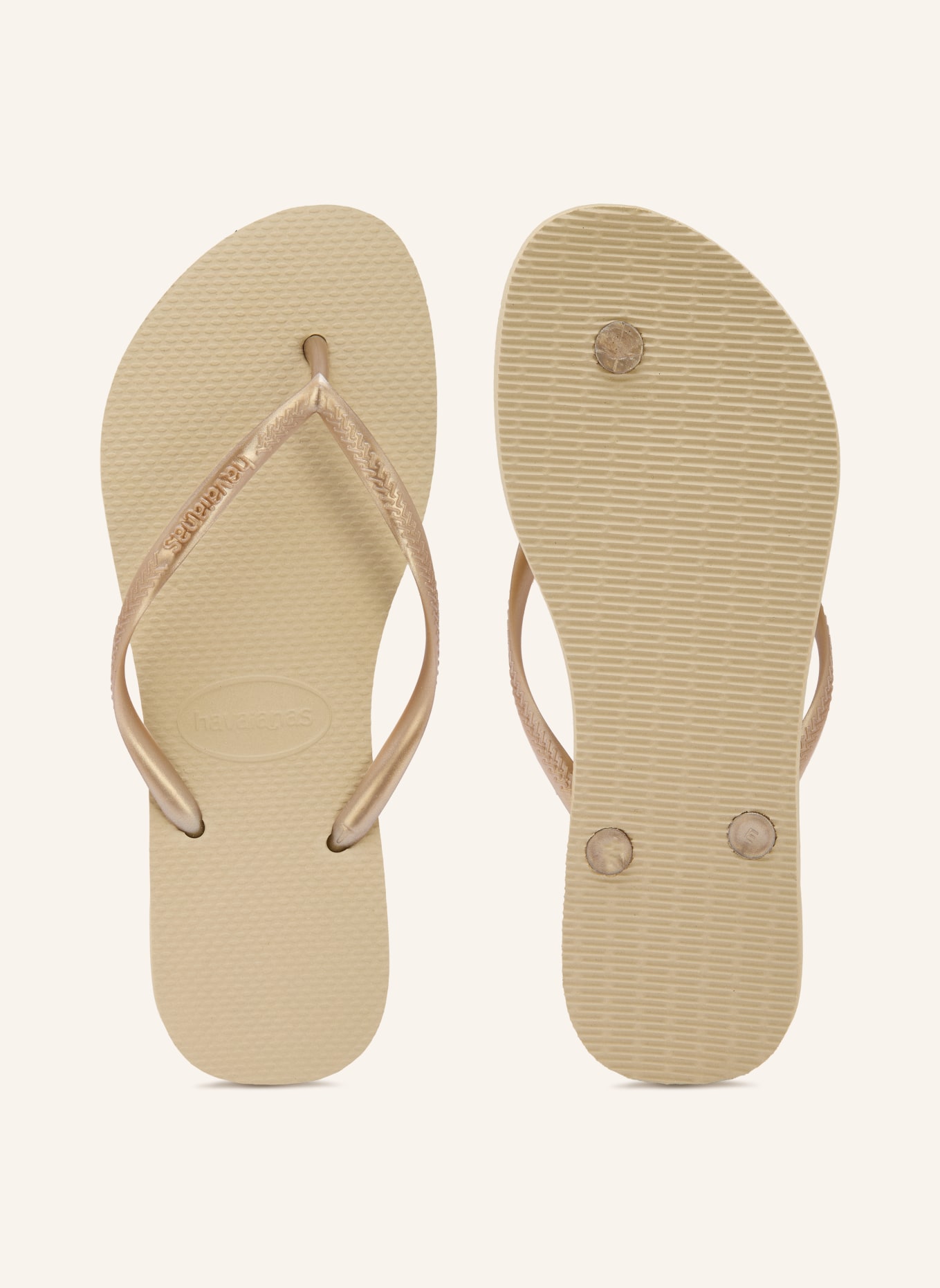 havaianas Sandales à orteils séparés SLIM: BEIGE