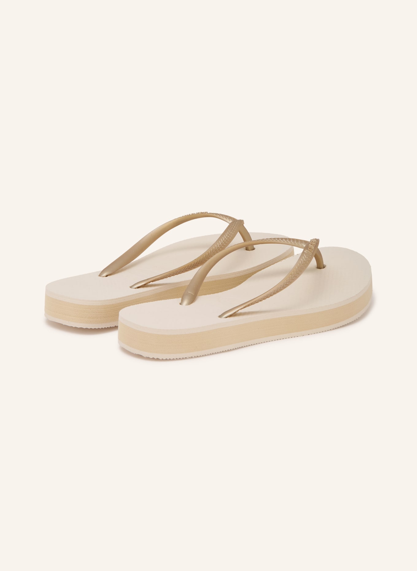havaianas Séparateurs d'orteils SLIM: CRÈME / TAUPE
