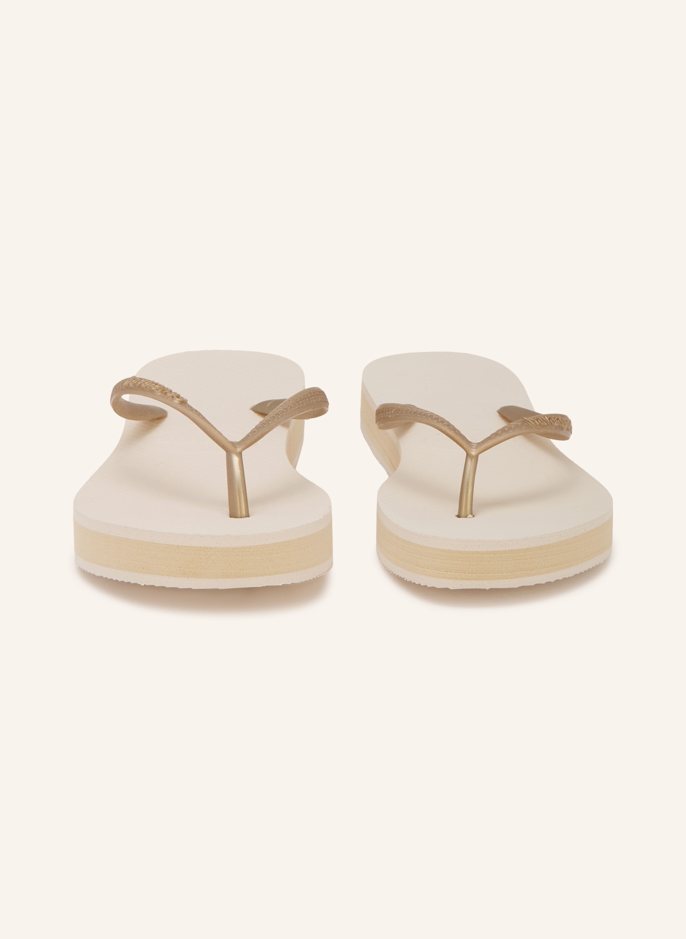 havaianas Séparateurs d'orteils SLIM: CRÈME / TAUPE