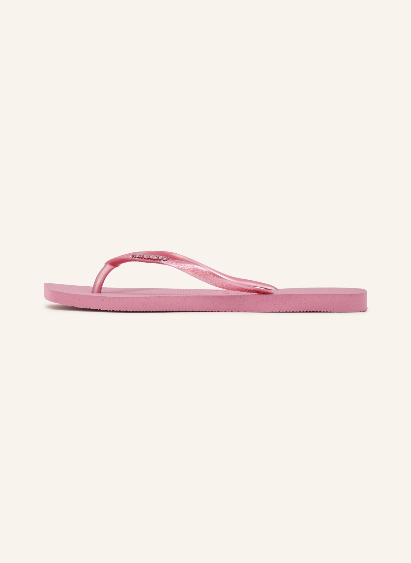 havaianas Séparateurs d'orteils SLIM SQUARE LOGO METALLIC: VIEUX ROSE