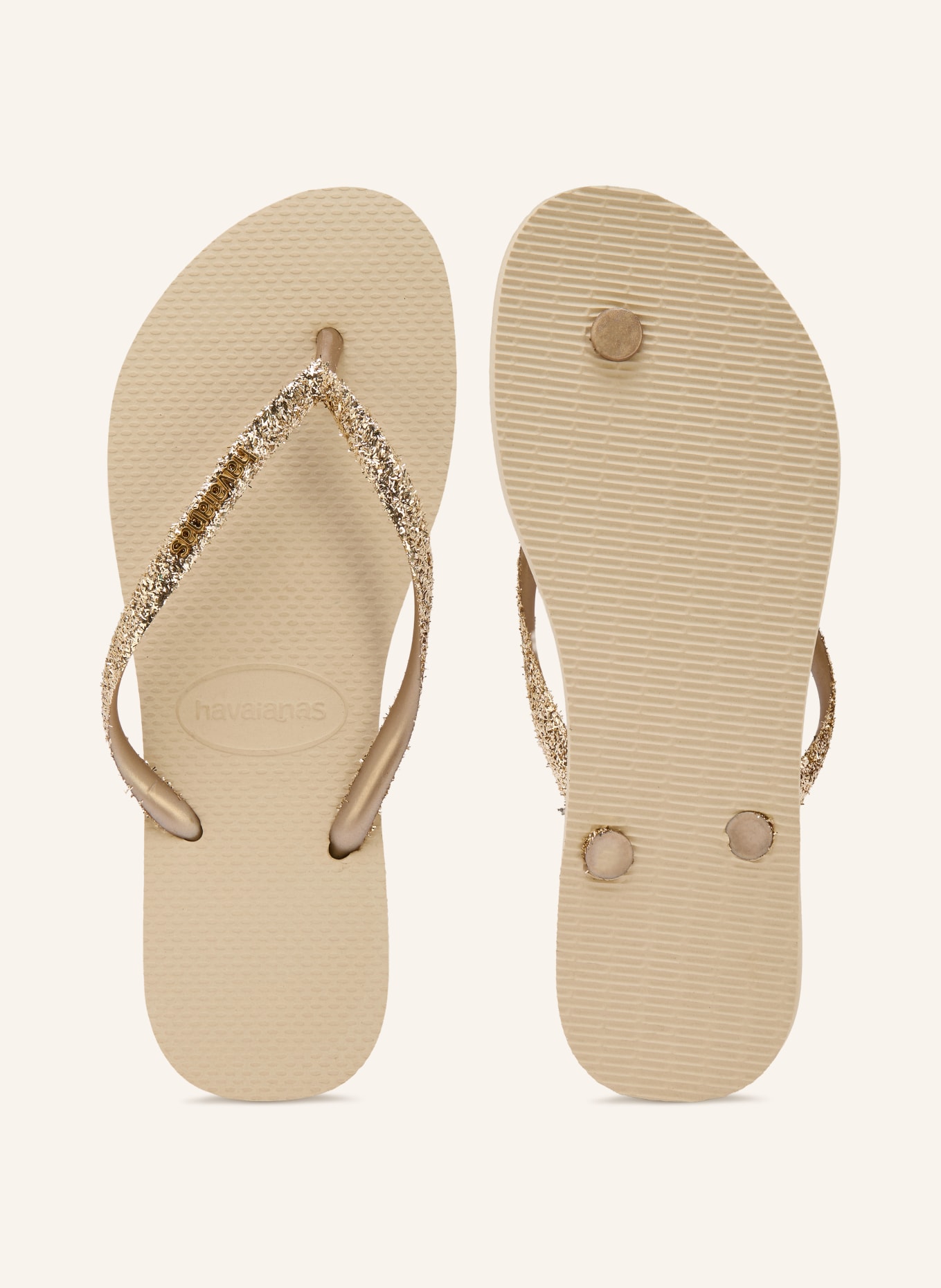havaianas Séparateurs d'orteils SLIM GLITTER: VERT CLAIR