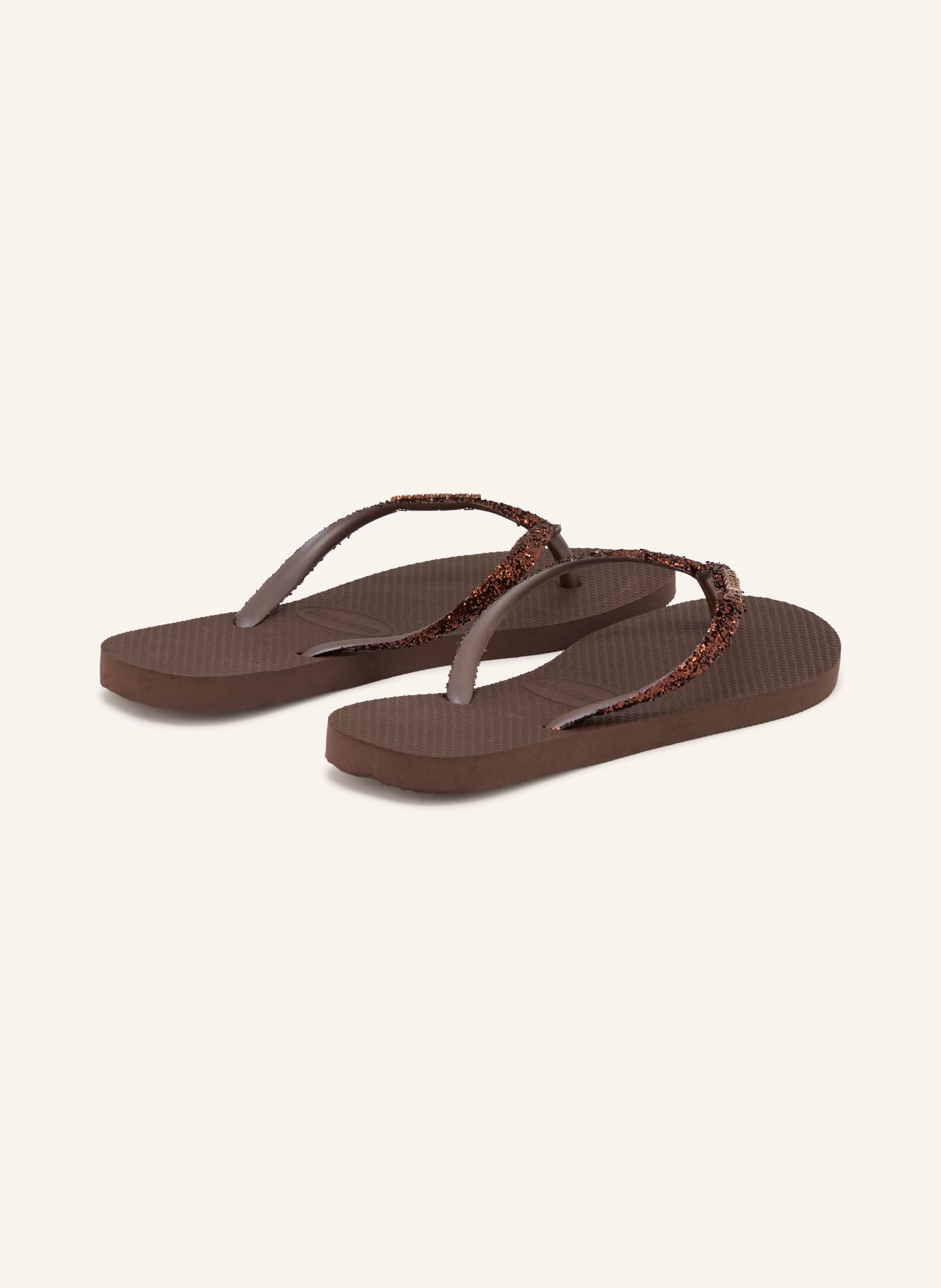 havaianas Klapki SLIM GLITTER II: CIEMNOBRĄZOWY