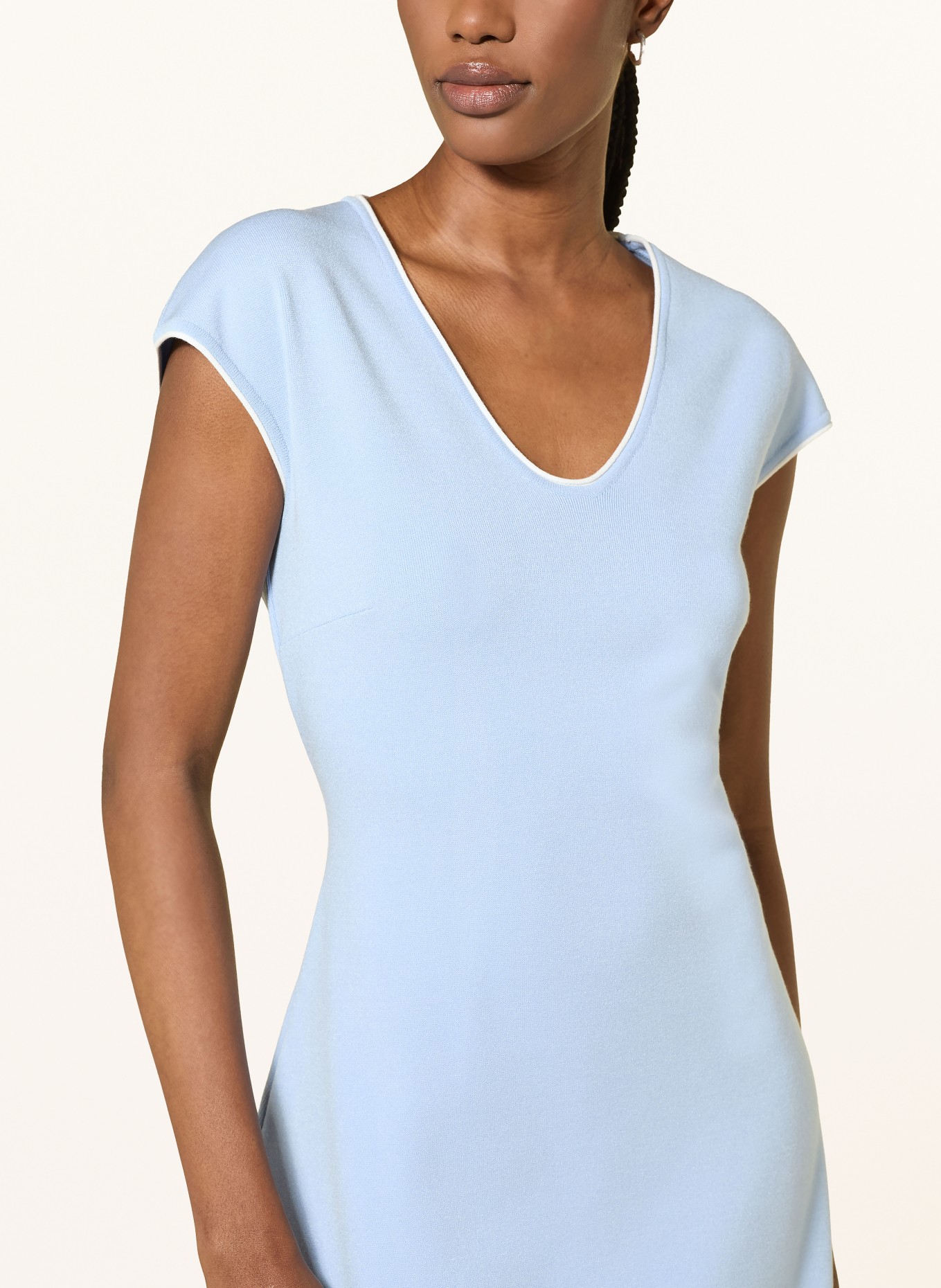 MARC CAIN Sukienka z dzianiny: 319 magical blue