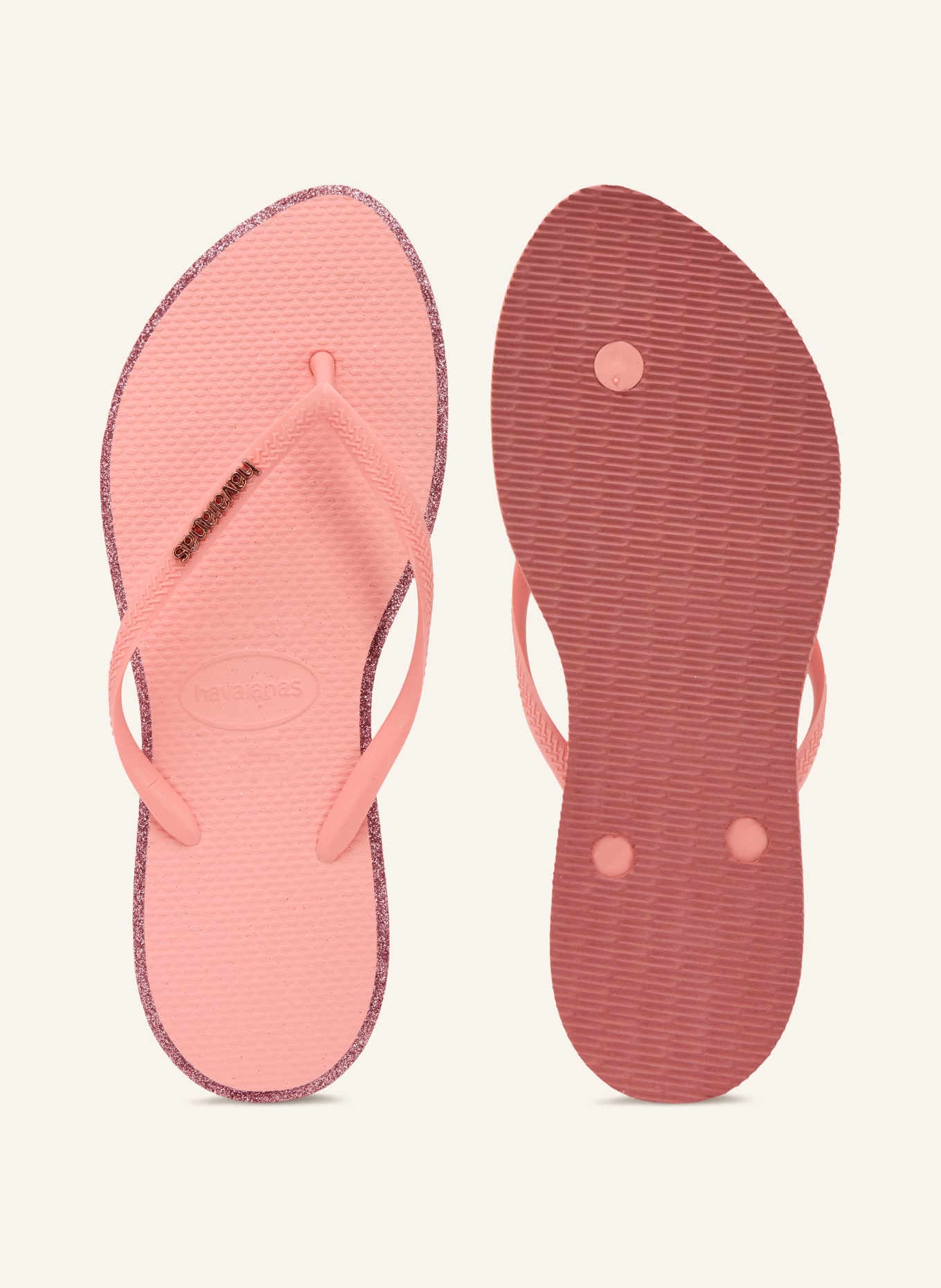 havaianas Séparateurs d'orteils SLIM: ROSE / VIEUX ROSE