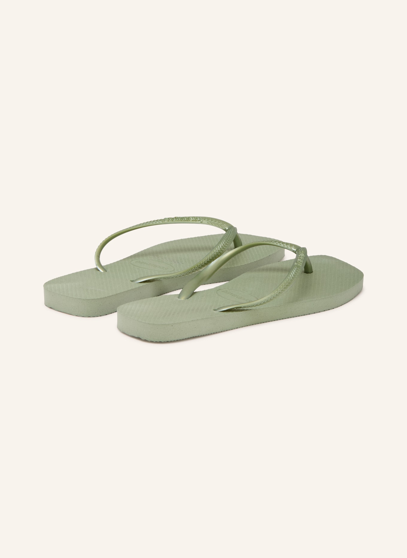 havaianas Sandales à orteils séparés SLIM SQUARE: VERT CLAIR