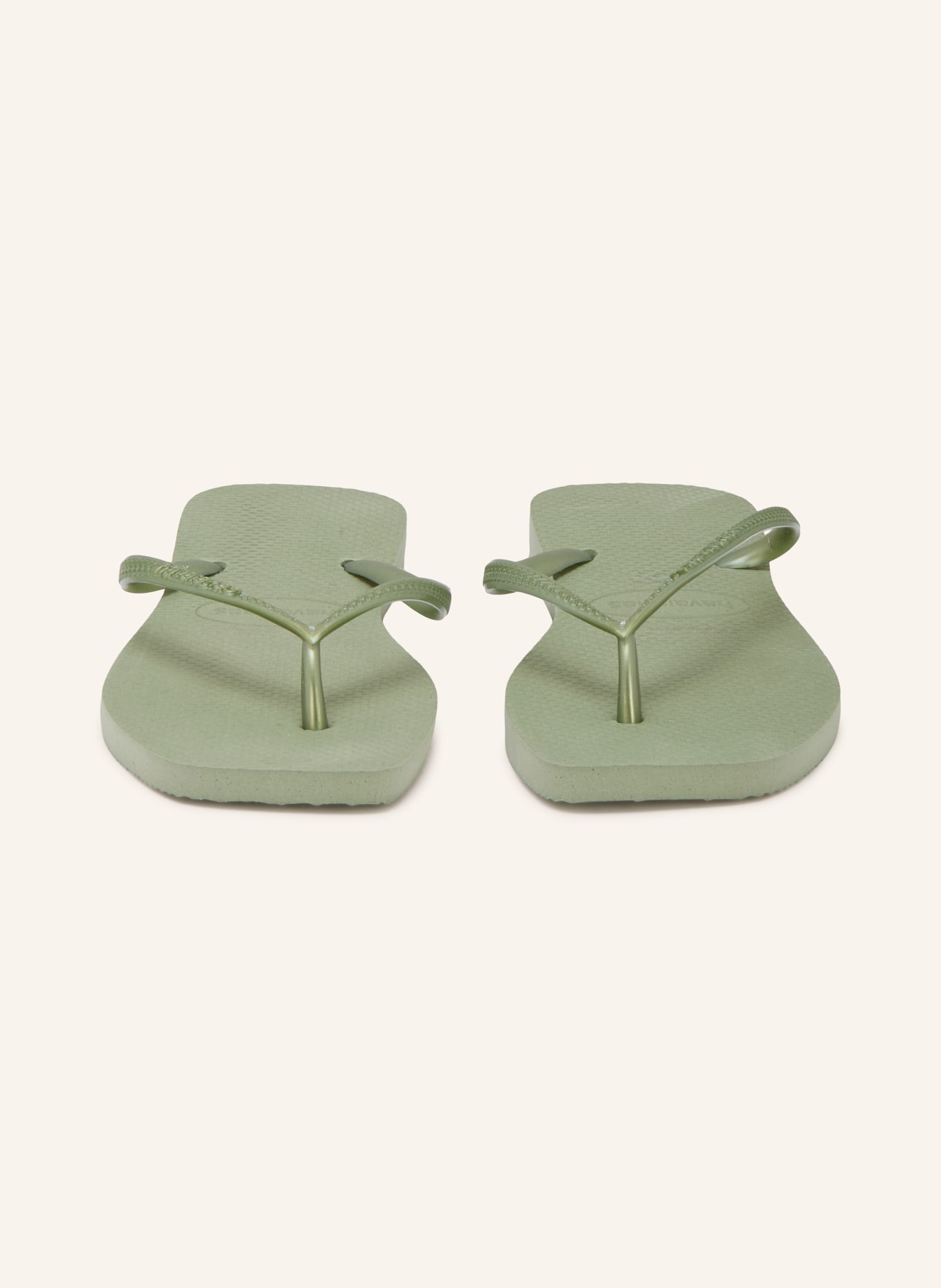 havaianas Sandales à orteils séparés SLIM SQUARE: VERT CLAIR