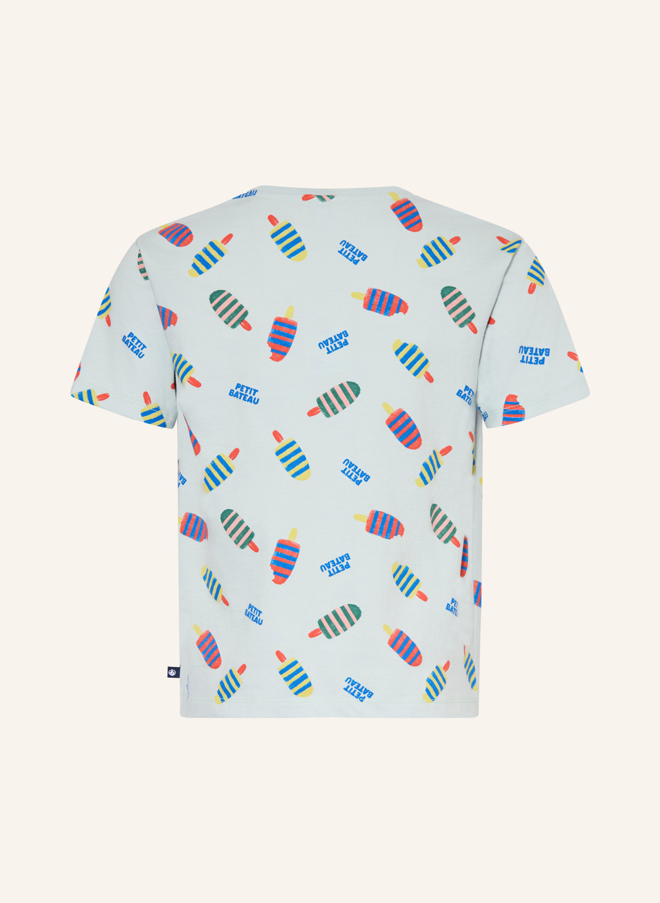 PETIT BATEAU T-shirt: MENTHE / ROUGE / BLEU