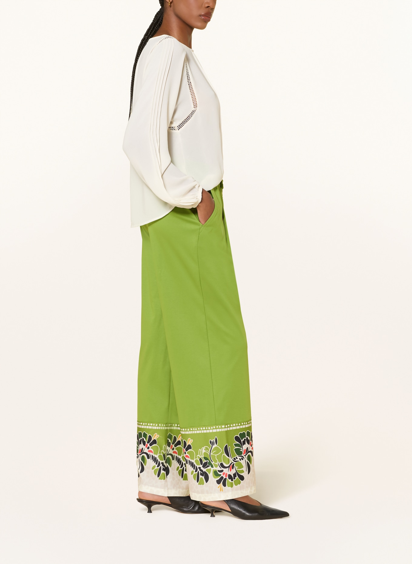 MARC CAIN Marlenehose WEDI: 526 garden green