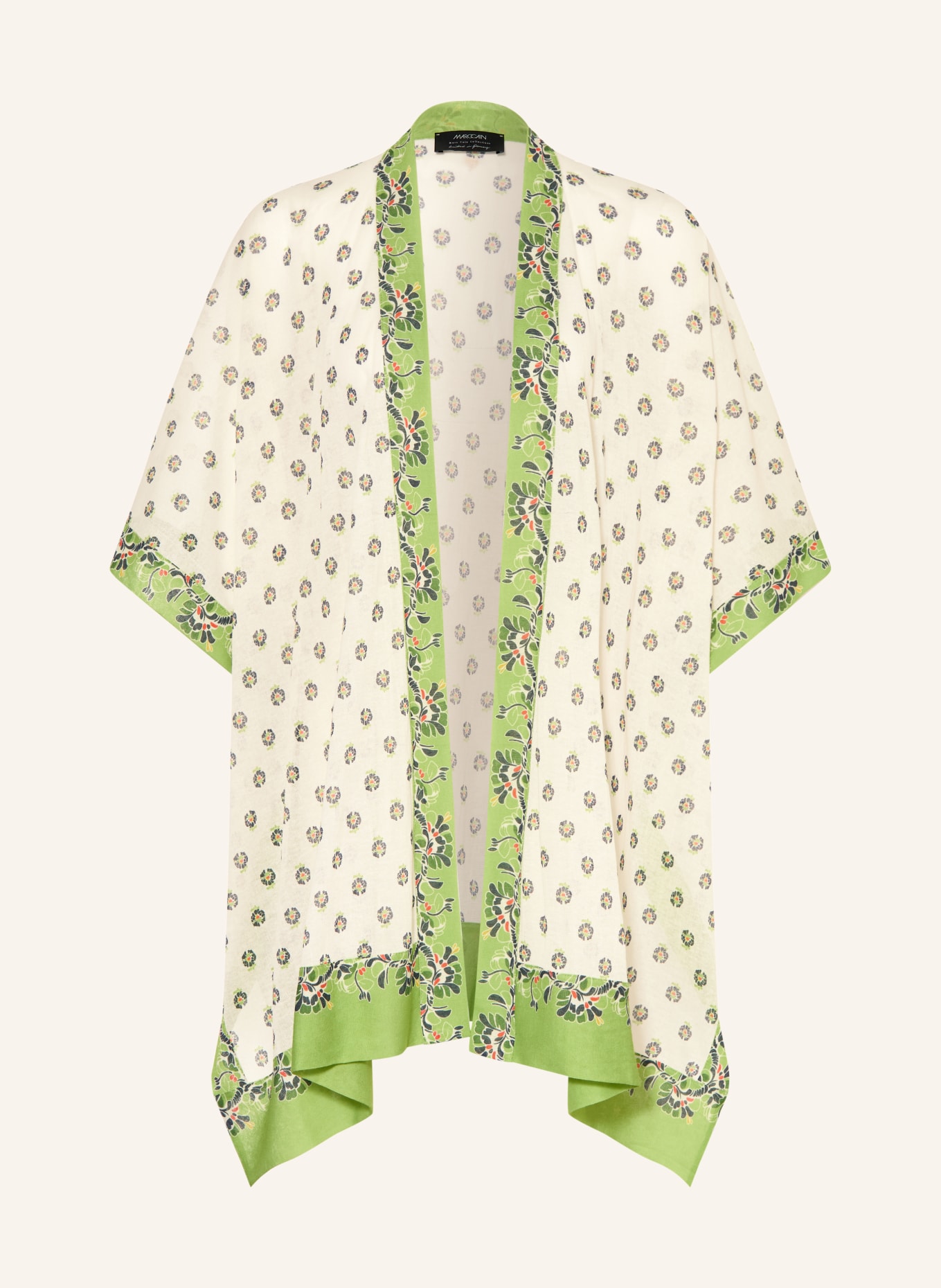 MARC CAIN Cape: 112 bright ecru