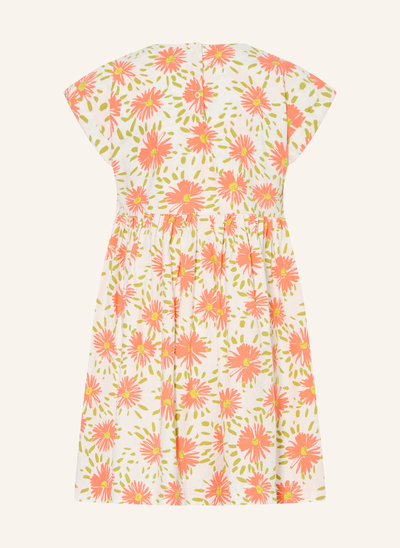 PETIT BATEAU Sukienka: JASNOCZERWONY / KREMOWY / OLIWKOWY