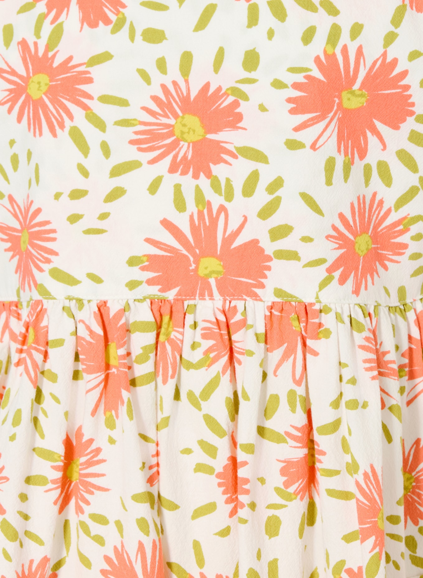 PETIT BATEAU Sukienka: JASNOCZERWONY / KREMOWY / OLIWKOWY