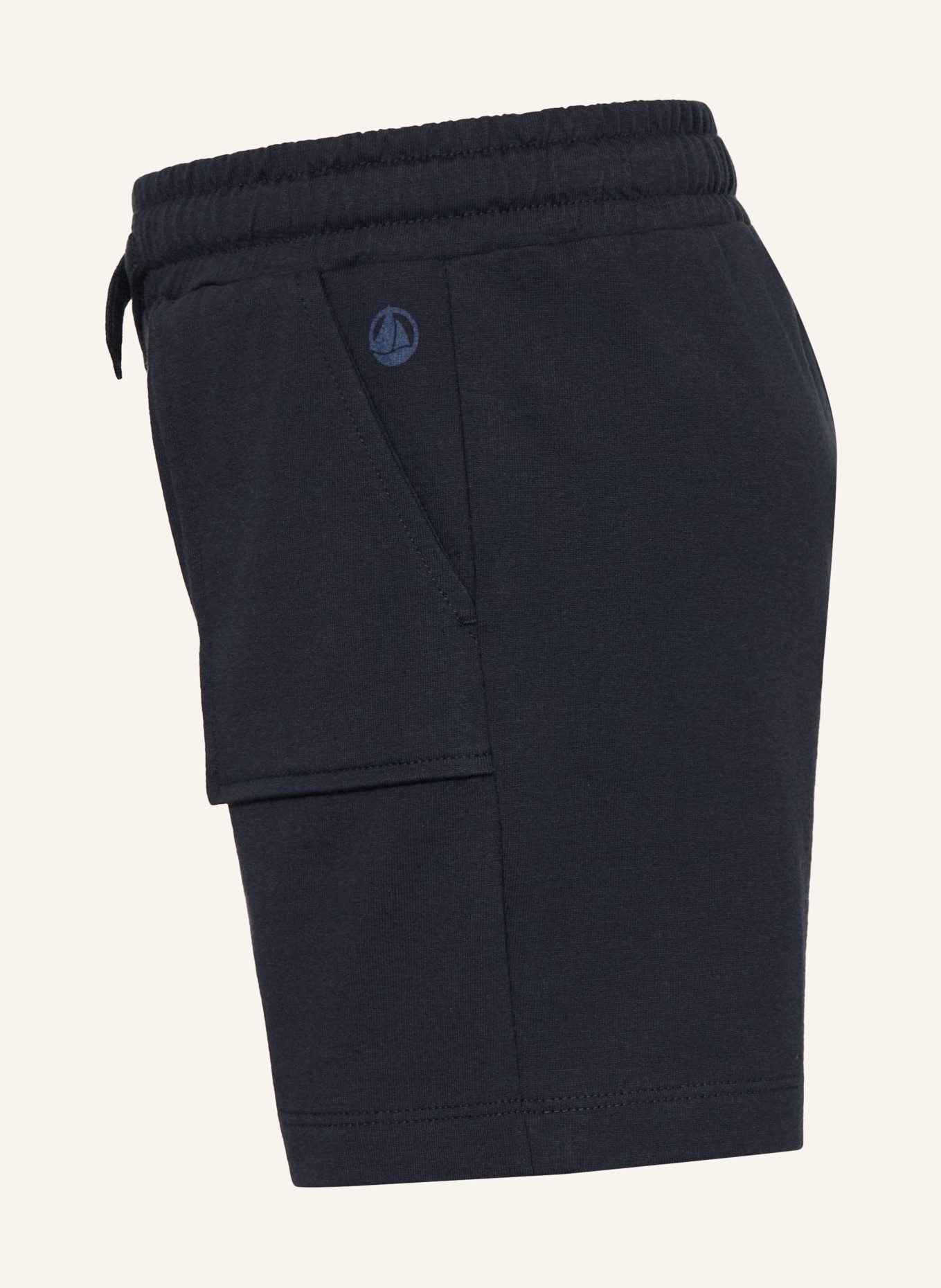 PETIT BATEAU short de survêtement: BLEU FONCÉ