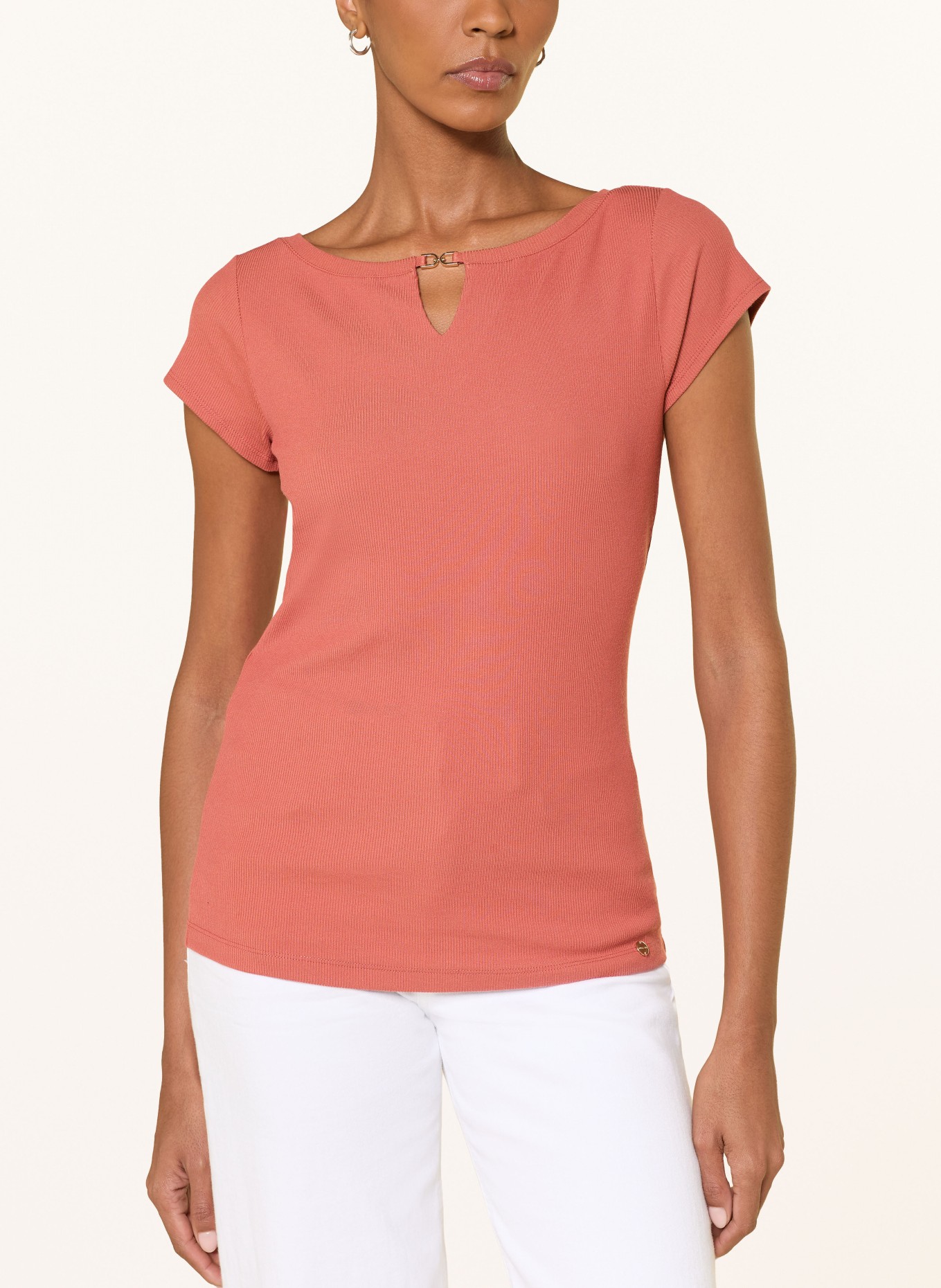 MARC CAIN T-Shirt: 488 etruscan red