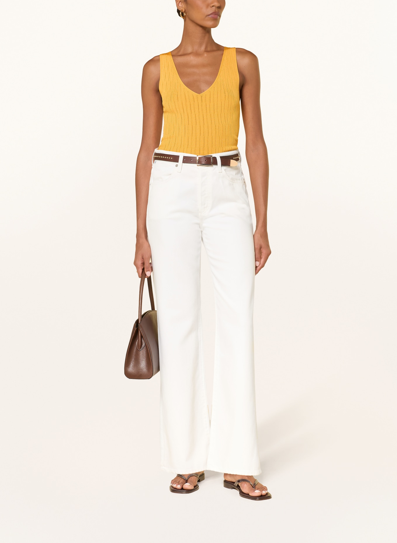 MARC CAIN Stricktop: 441 gold fusion