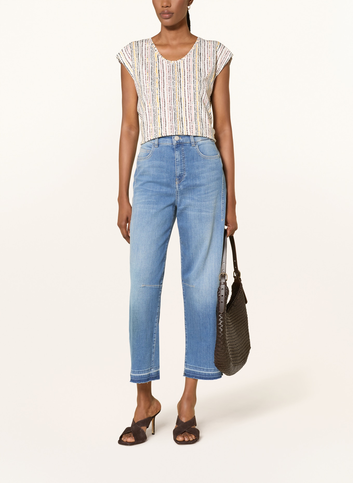 MARC CAIN T-Shirt: 488 etruscan red