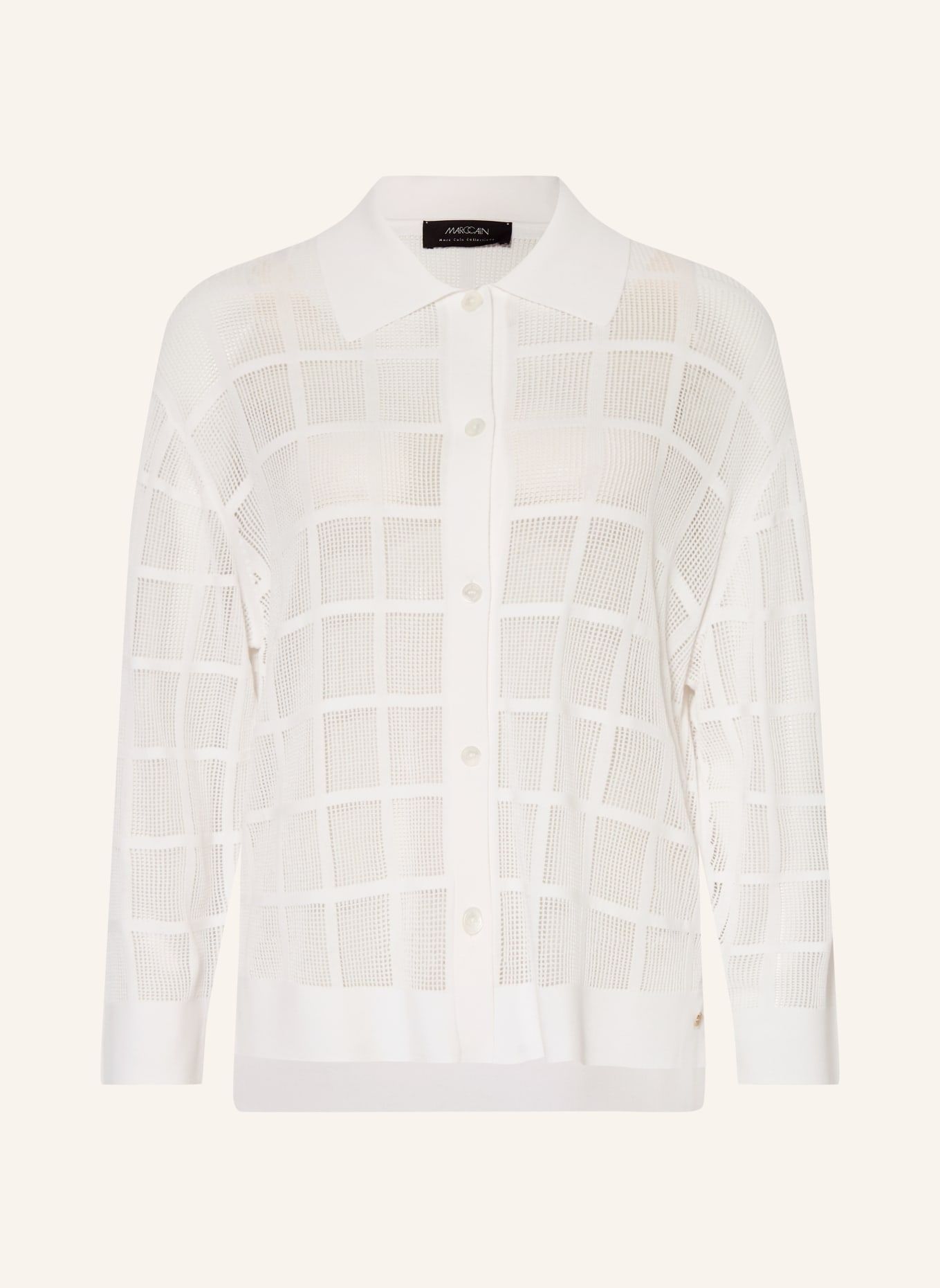 MARC CAIN Blusenshirt aus Mesh: 110 off