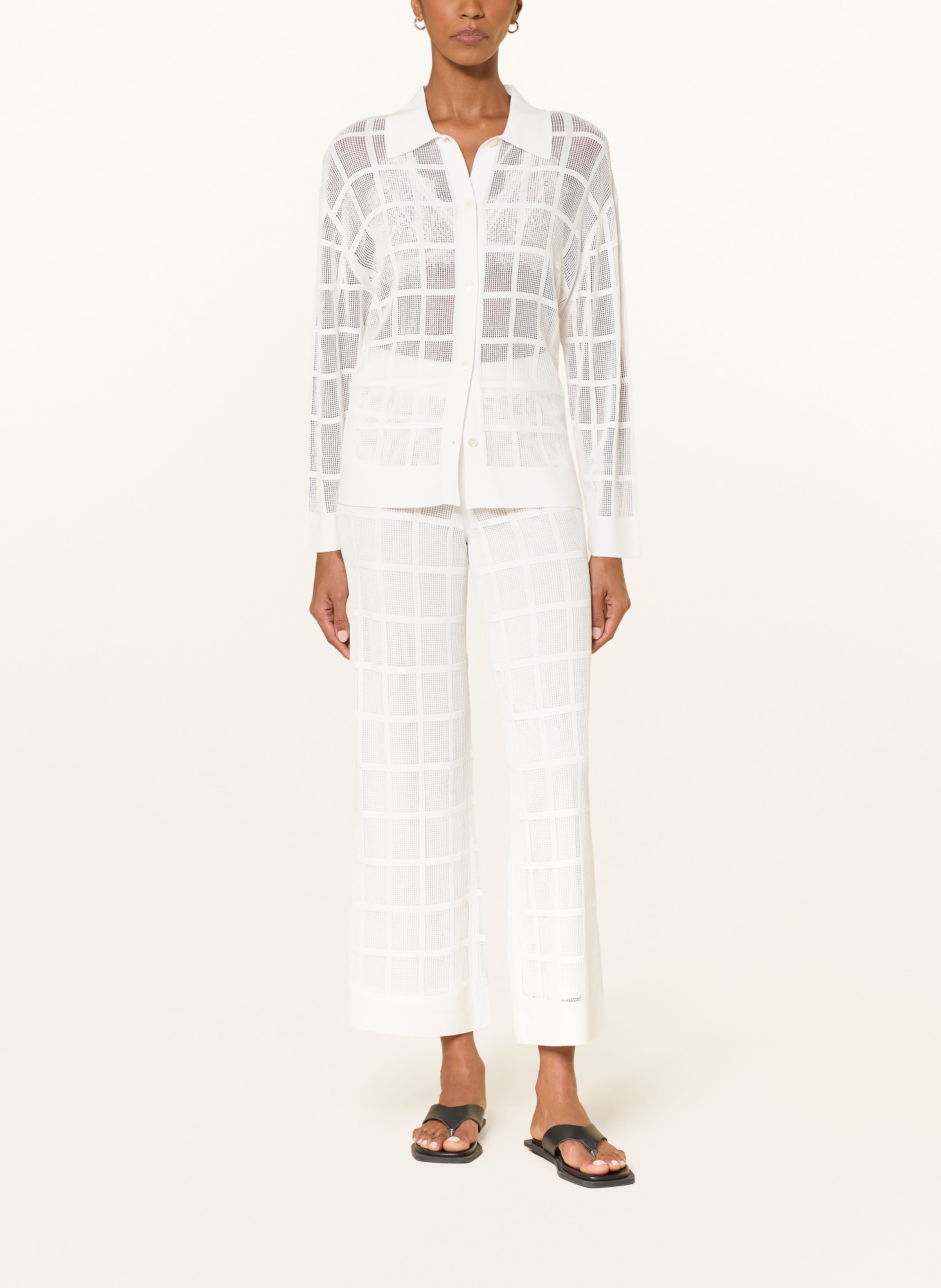 MARC CAIN Blusenshirt aus Mesh: 110 off