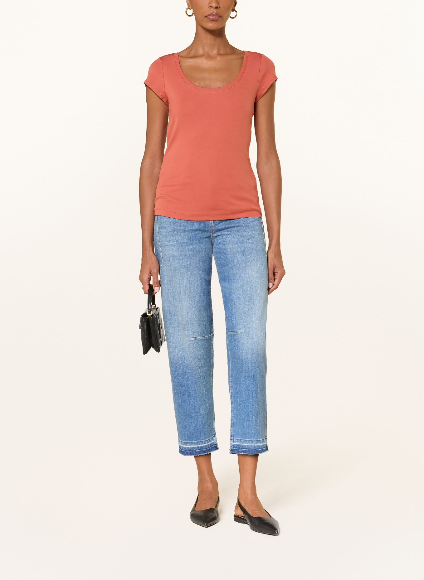 MARC CAIN T-Shirt: 488 etruscan red