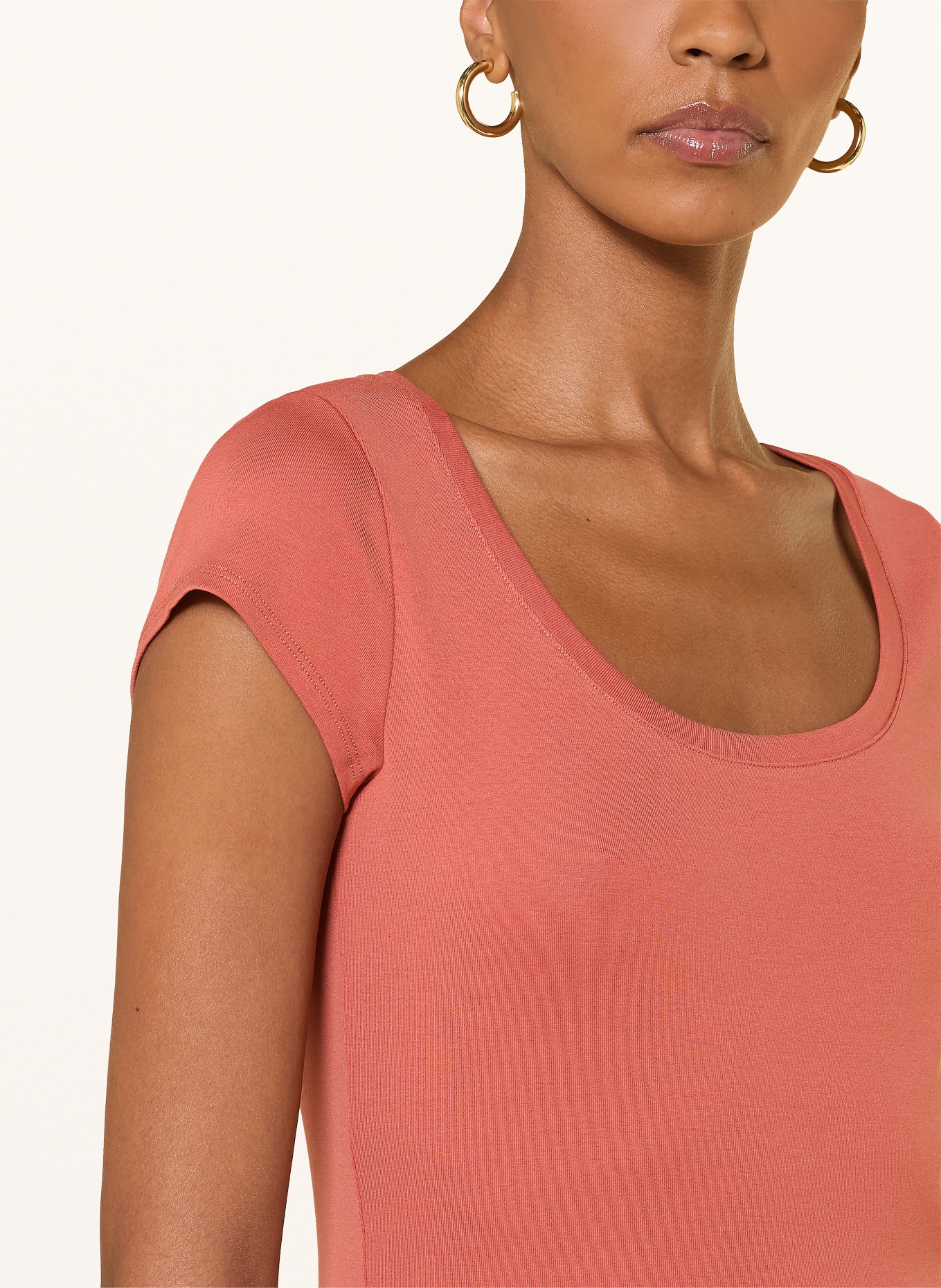 MARC CAIN T-Shirt: 488 etruscan red