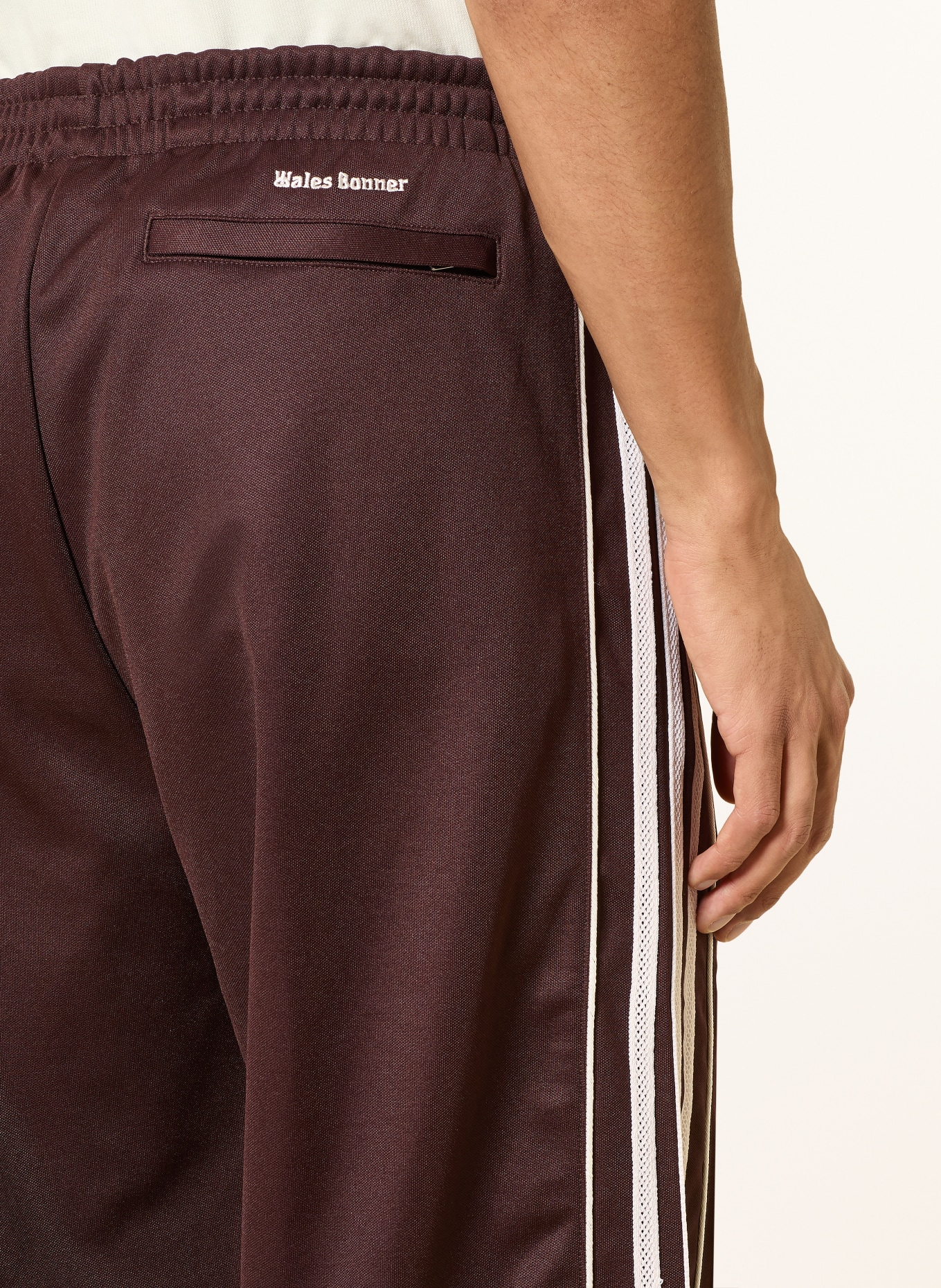 adidas Originals Track Pants WB TRACK PANT: DARK RED / ECRU