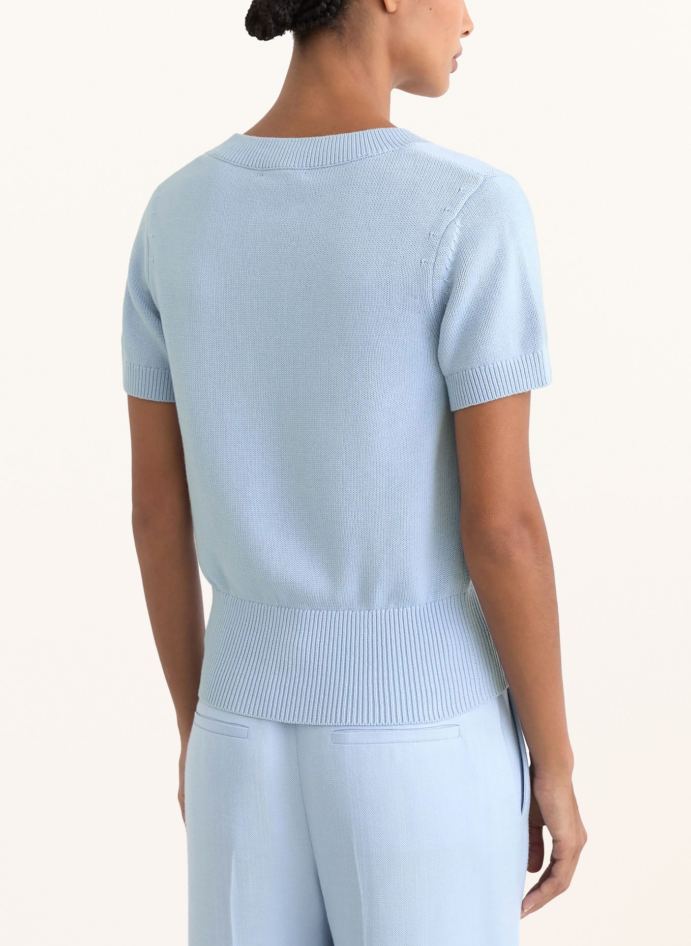 REISS Strickshirt VALERIE: HELLBLAU