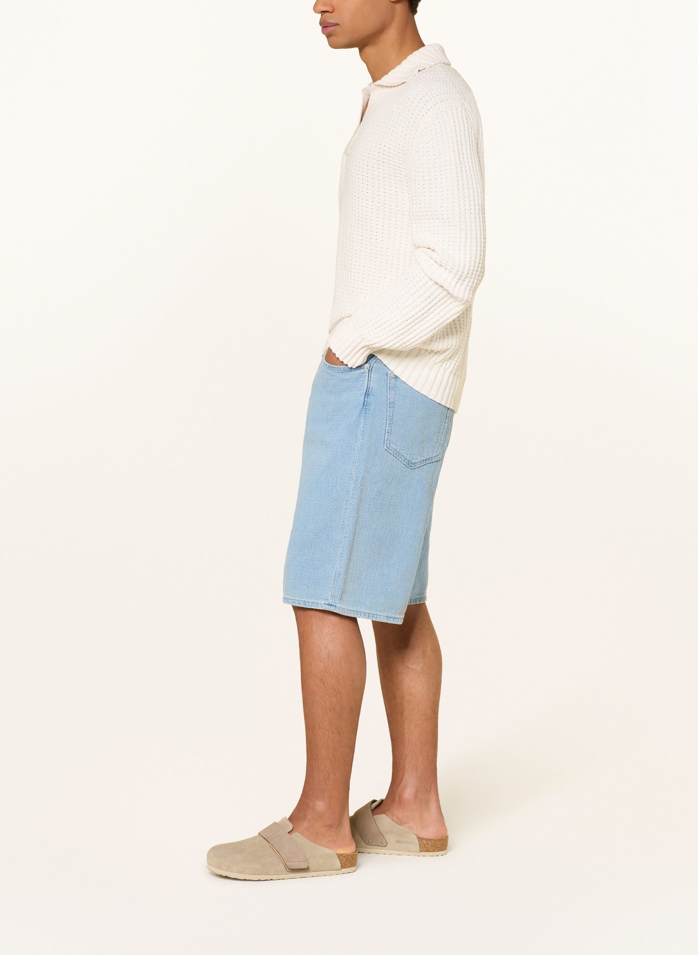 HUGO Jeansshorts MASON: 444 TURQUOISE/AQUA