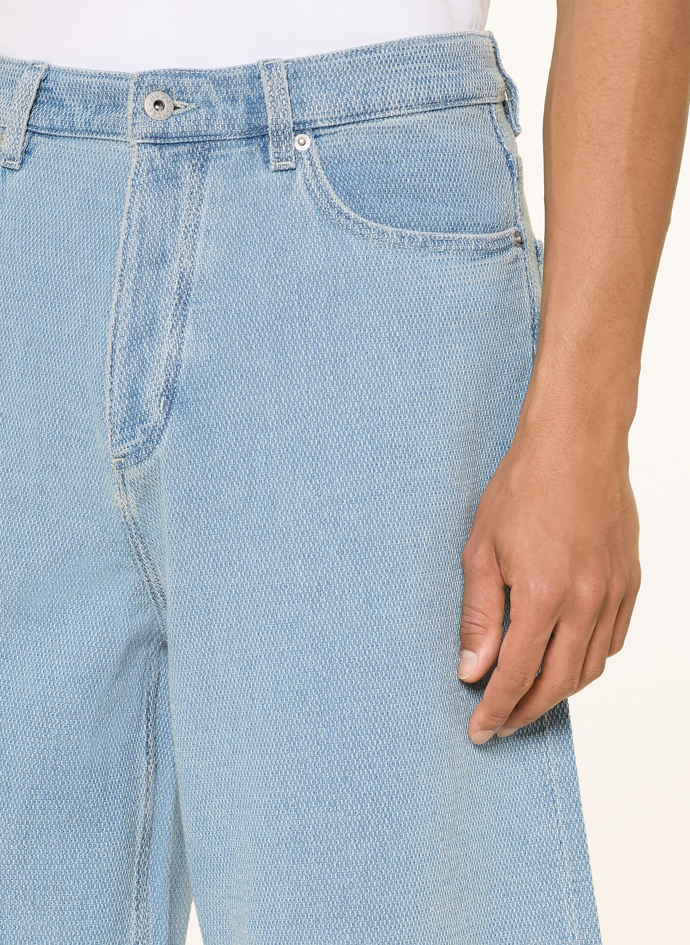 HUGO Jeansshorts MASON: 444 TURQUOISE/AQUA