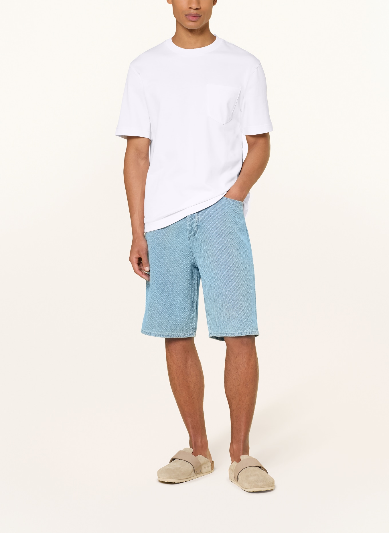 HUGO T-Shirt NESTITE: WEISS